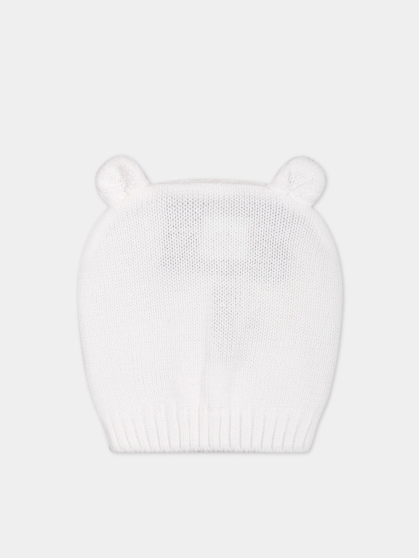 Cappello bianco per neonati,Little Bear,6128 BIANCO