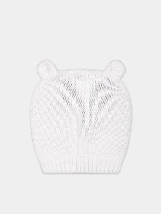 Cappello bianco per neonati,Little Bear,6128 BIANCO