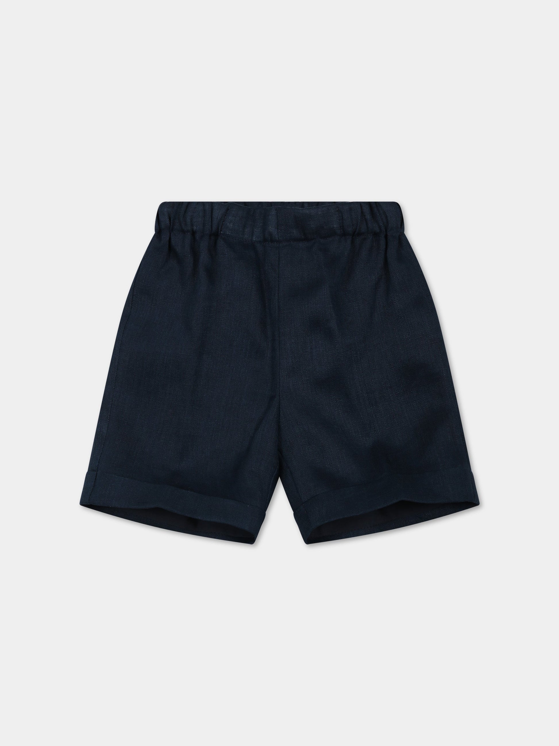 Shorts blu per neonato,La Stupenderia,CCBR71D16