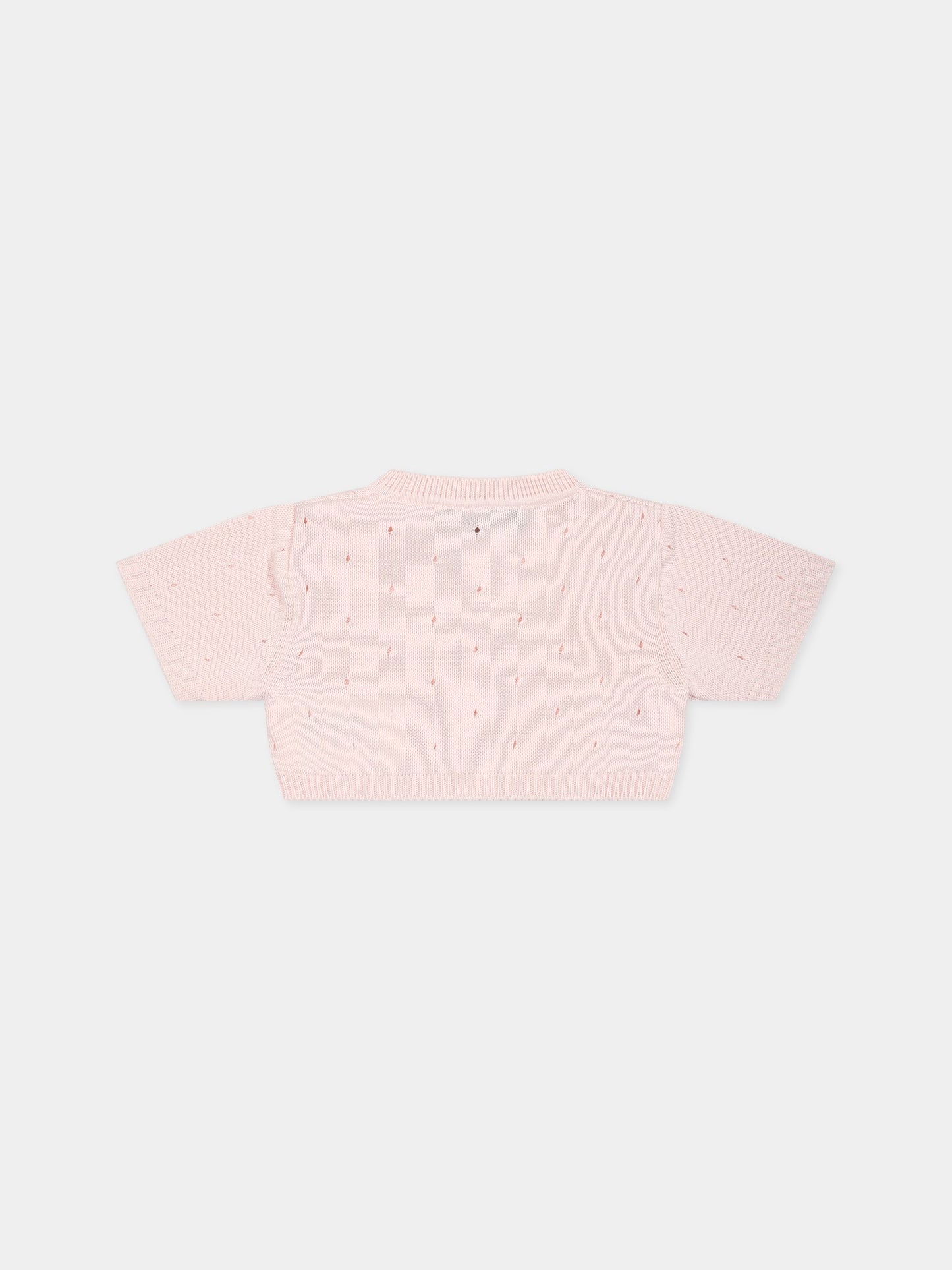Cardigan rosa per neonata,Little Bear,6163 CIPRIA