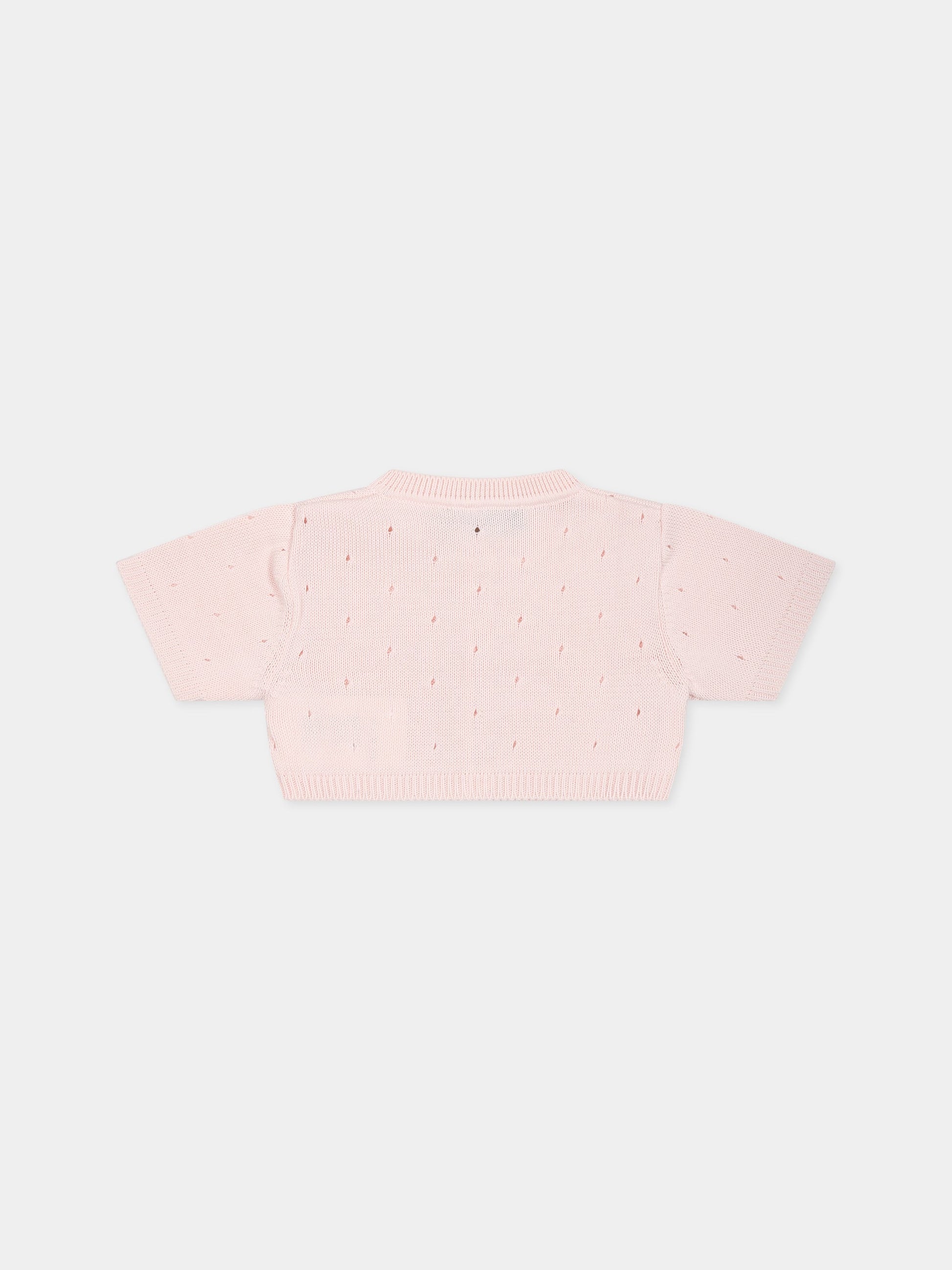Cardigan rosa per neonata,Little Bear,6163 CIPRIA