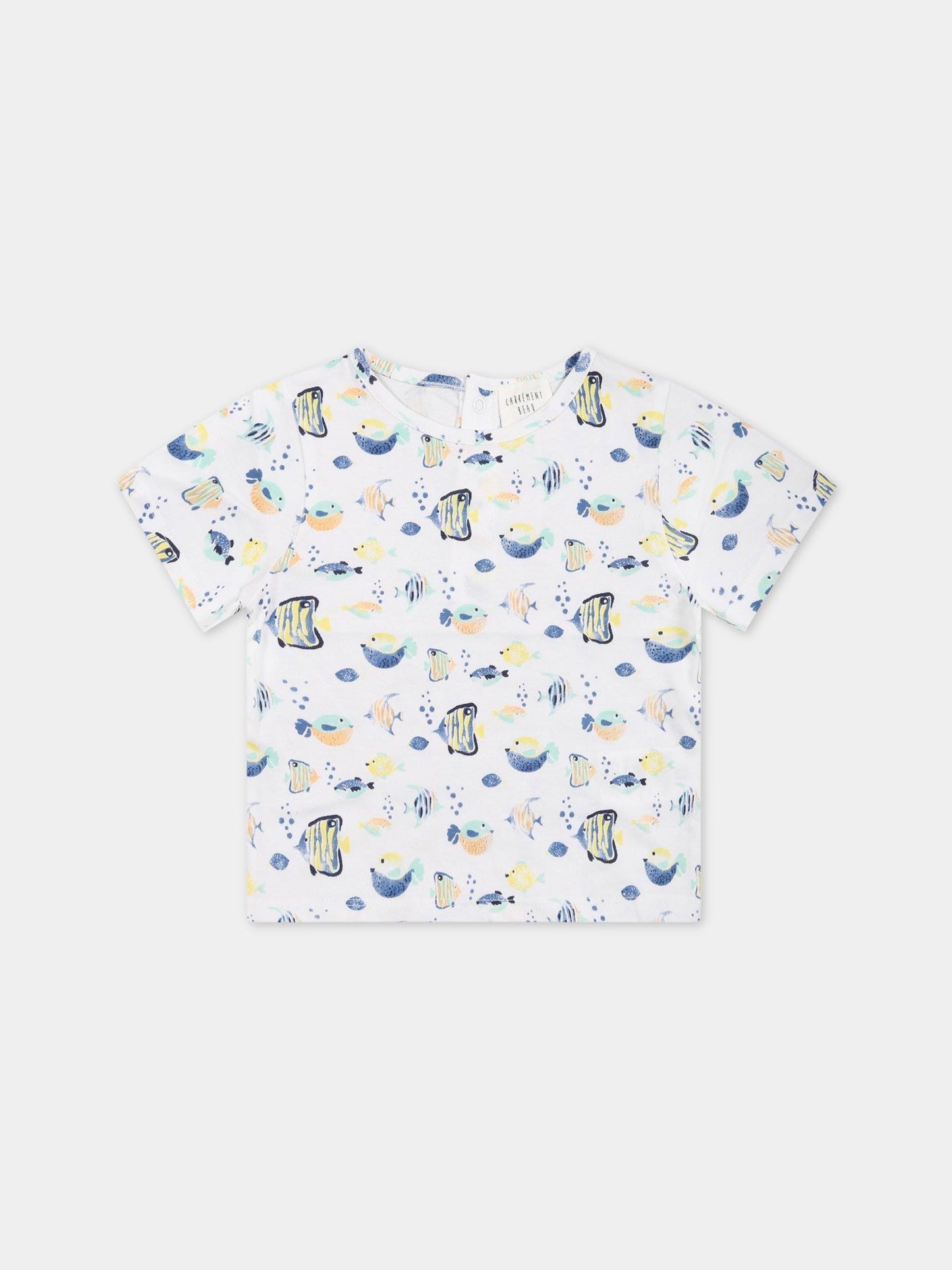 Completo multicolor per neonato con stampa e logo,Carrement Beau,Y08078 V45