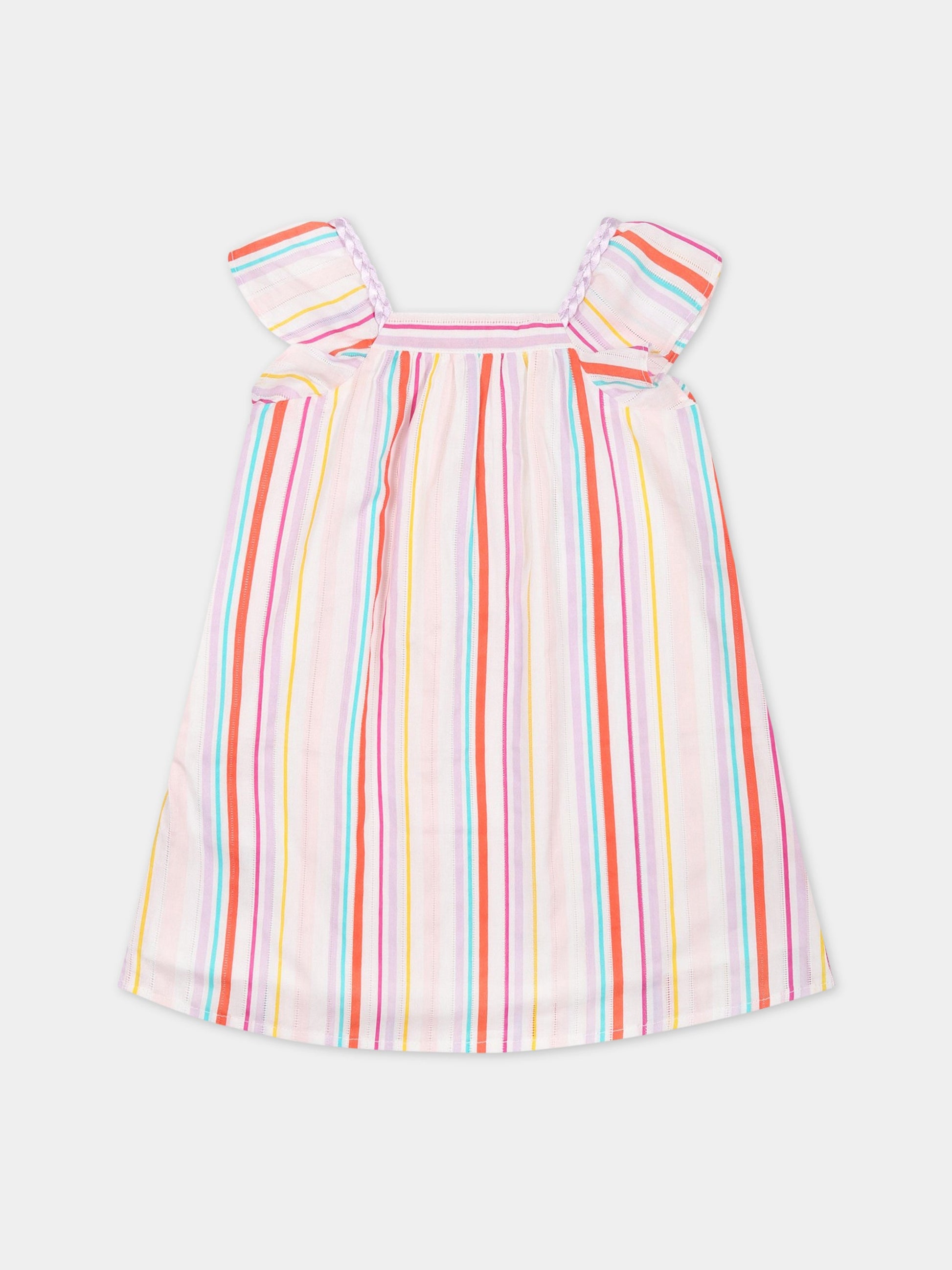 Vestito multicolor per neonata con logo,Carrement Beau,Y02100 Z41