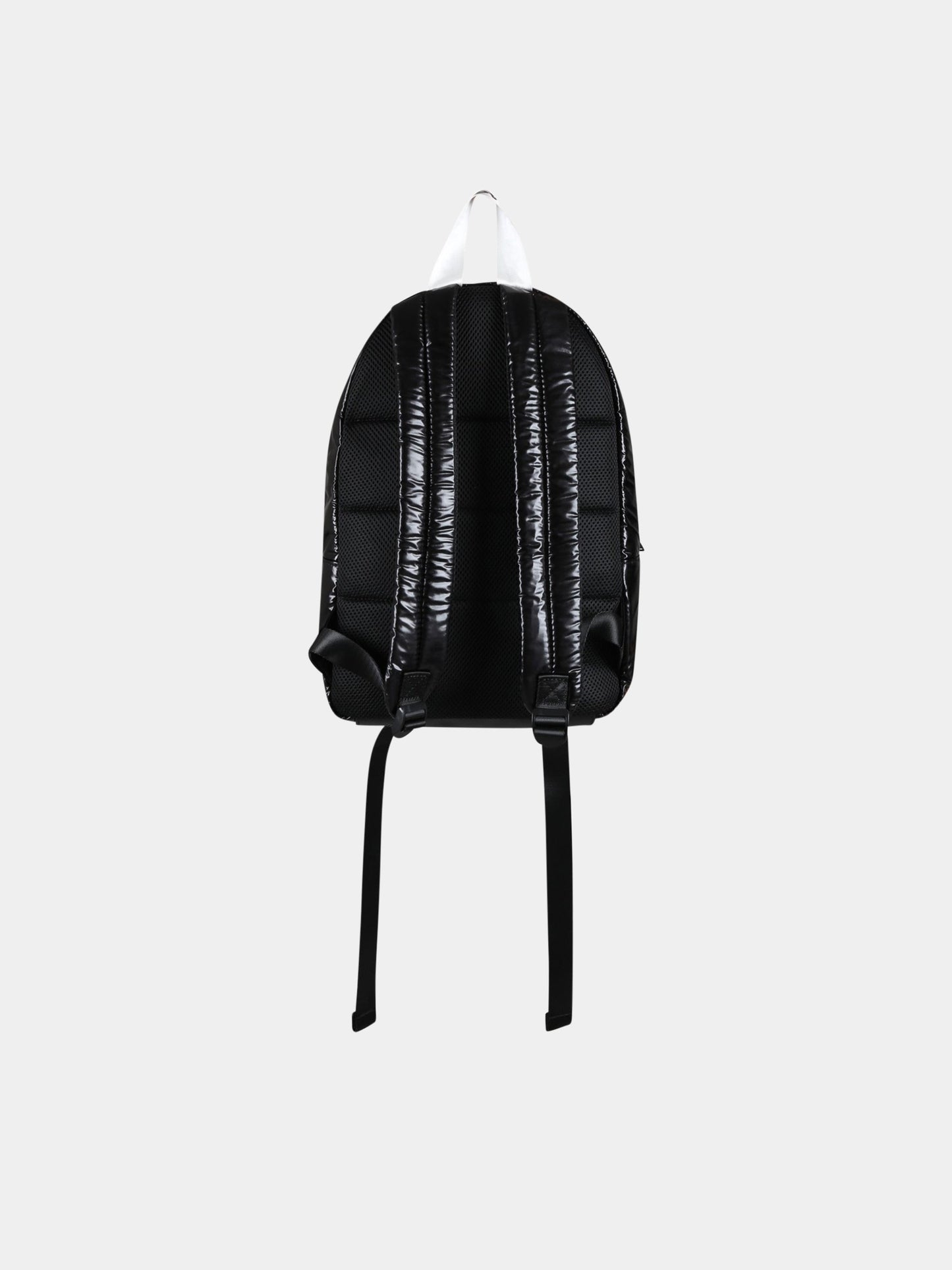 Zaino nero per bambina con logo bianco,Karl Lagerfeld Kids,Z10152 09B