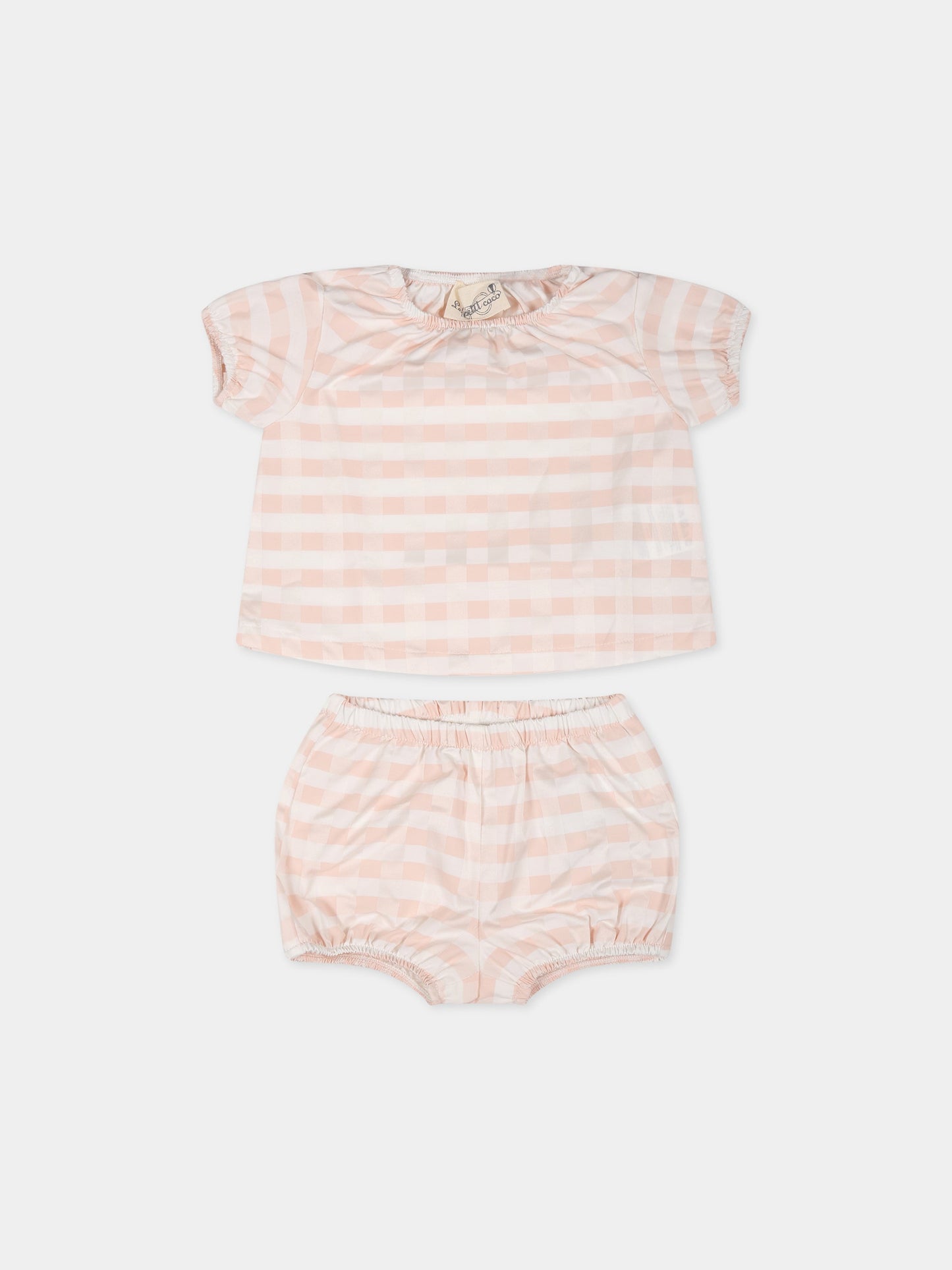 Completo rosa per neonata,Le Petit Coco,LGCD003 CQ304 C004