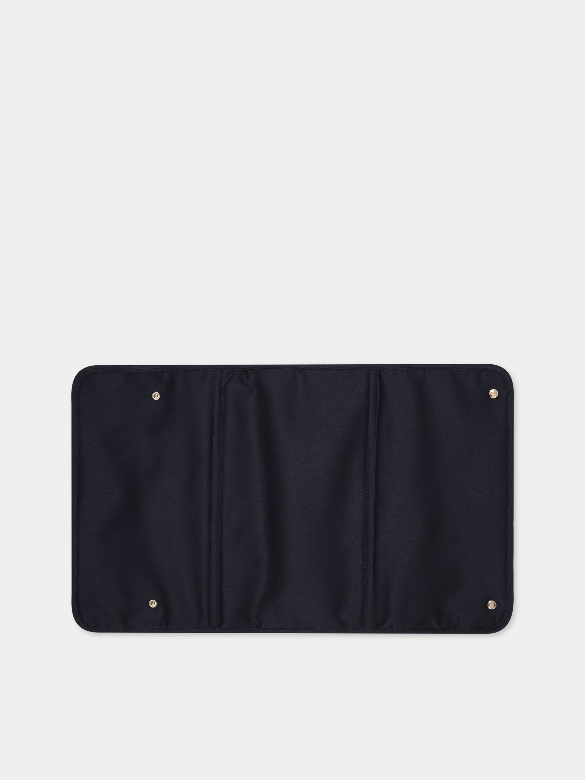 Borsa-mamma blu per neonati con logo,Chloé Kids,C90400 859