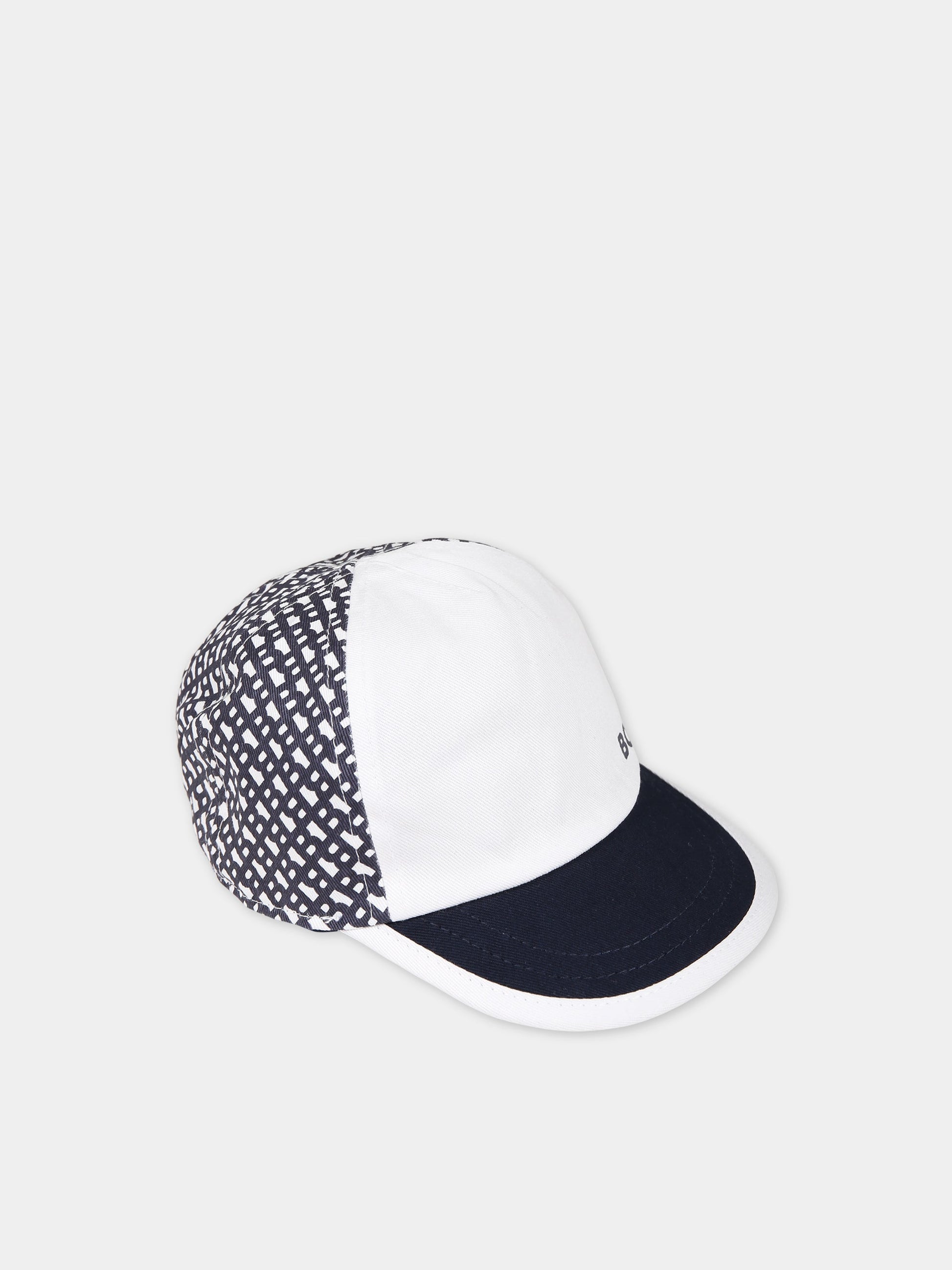 Cappello multicolor per neonato con logo bianco,Boss,J91140 849