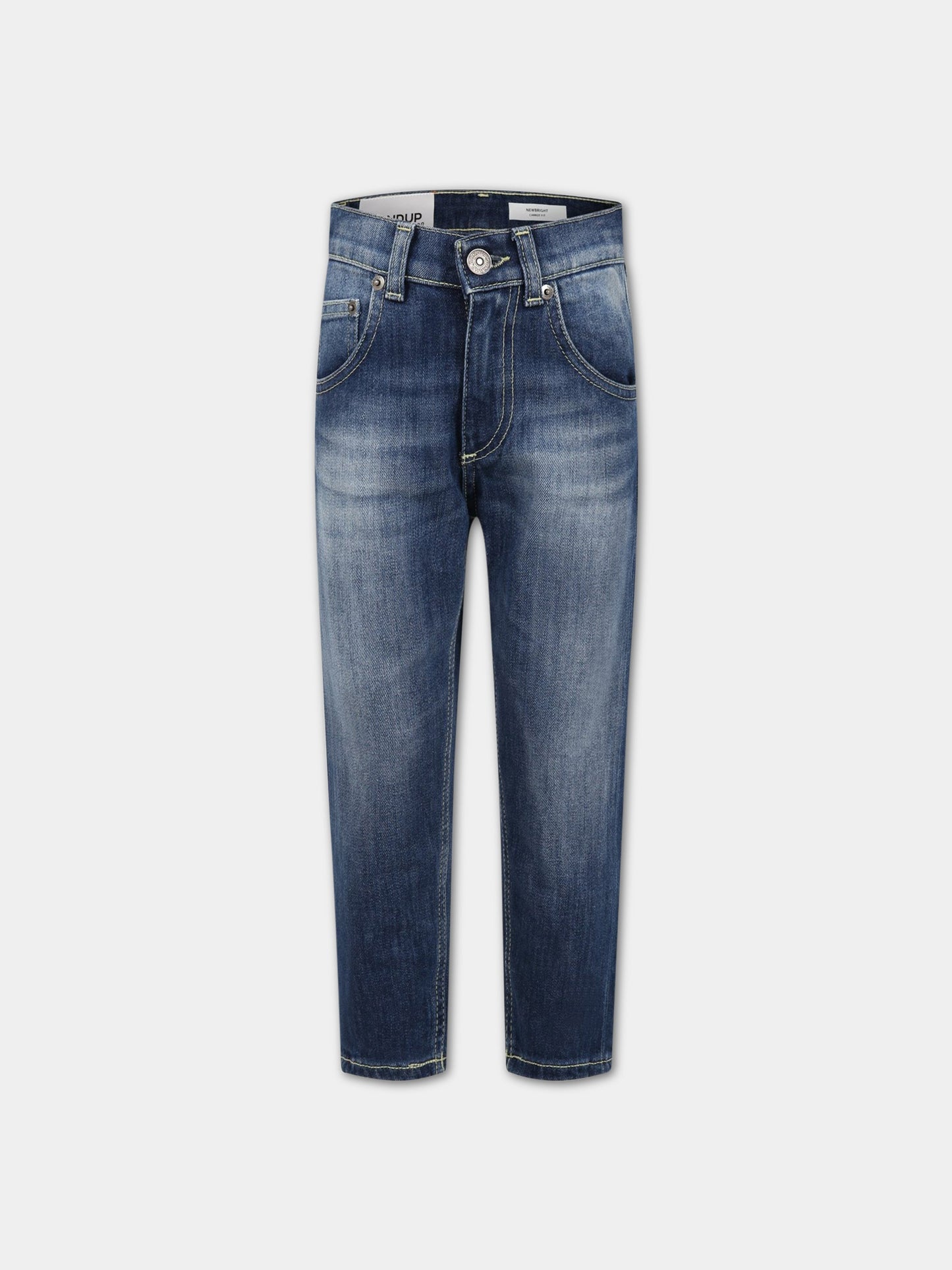 Jeans blu per bambino con logo,Dondup Kids,DMPA280C DS040 4011