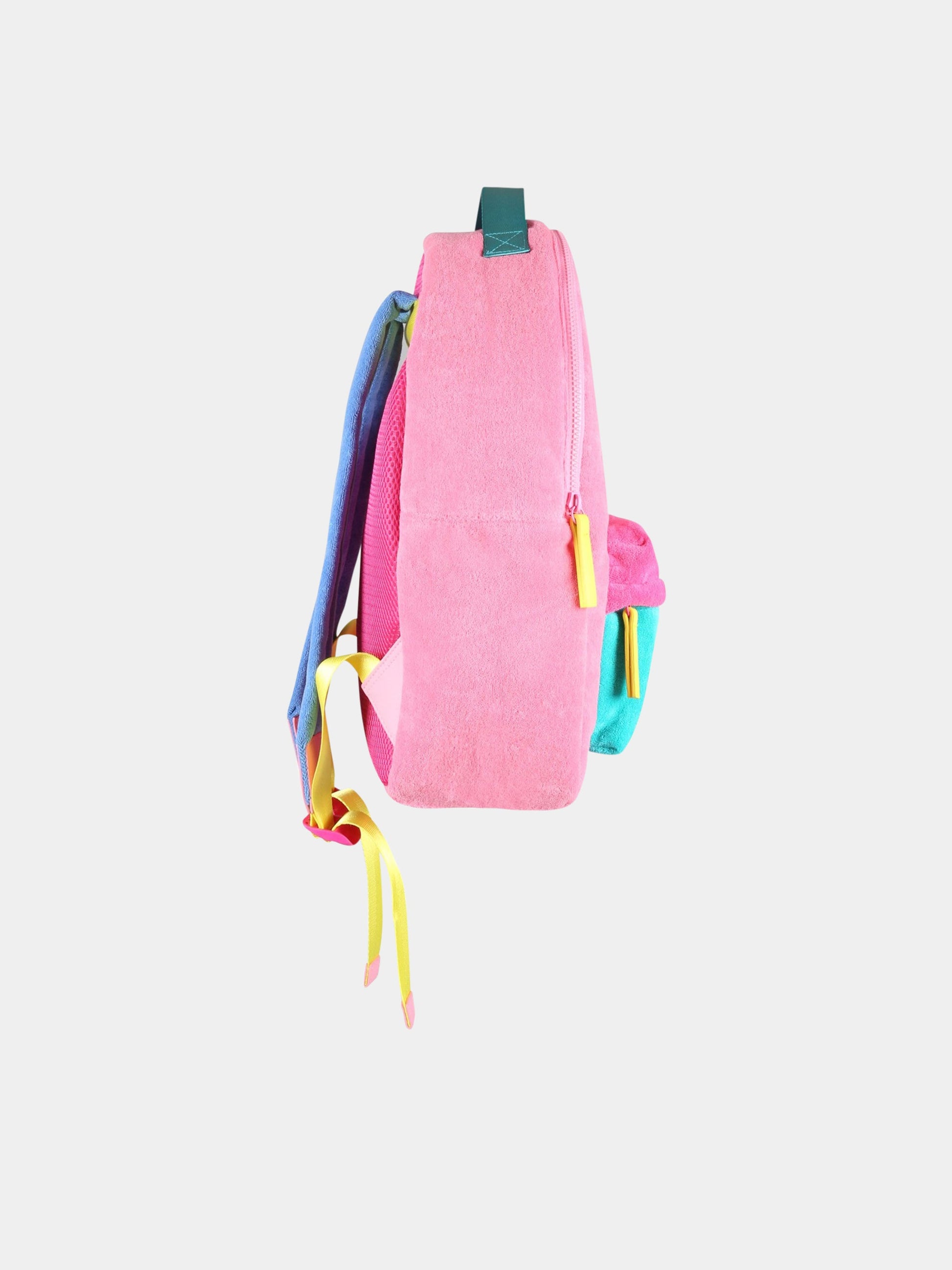 Zaino rosa per bambina con logo giallo,Little Marc Jacobs,W10211 Z41