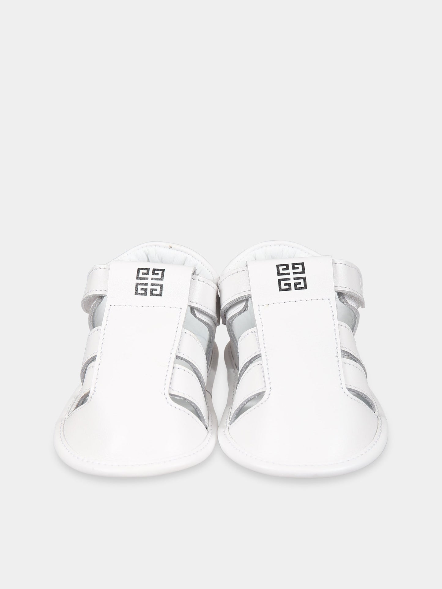Sandali bianco per neonati con motivo 4G,Givenchy Kids,H99044 10P