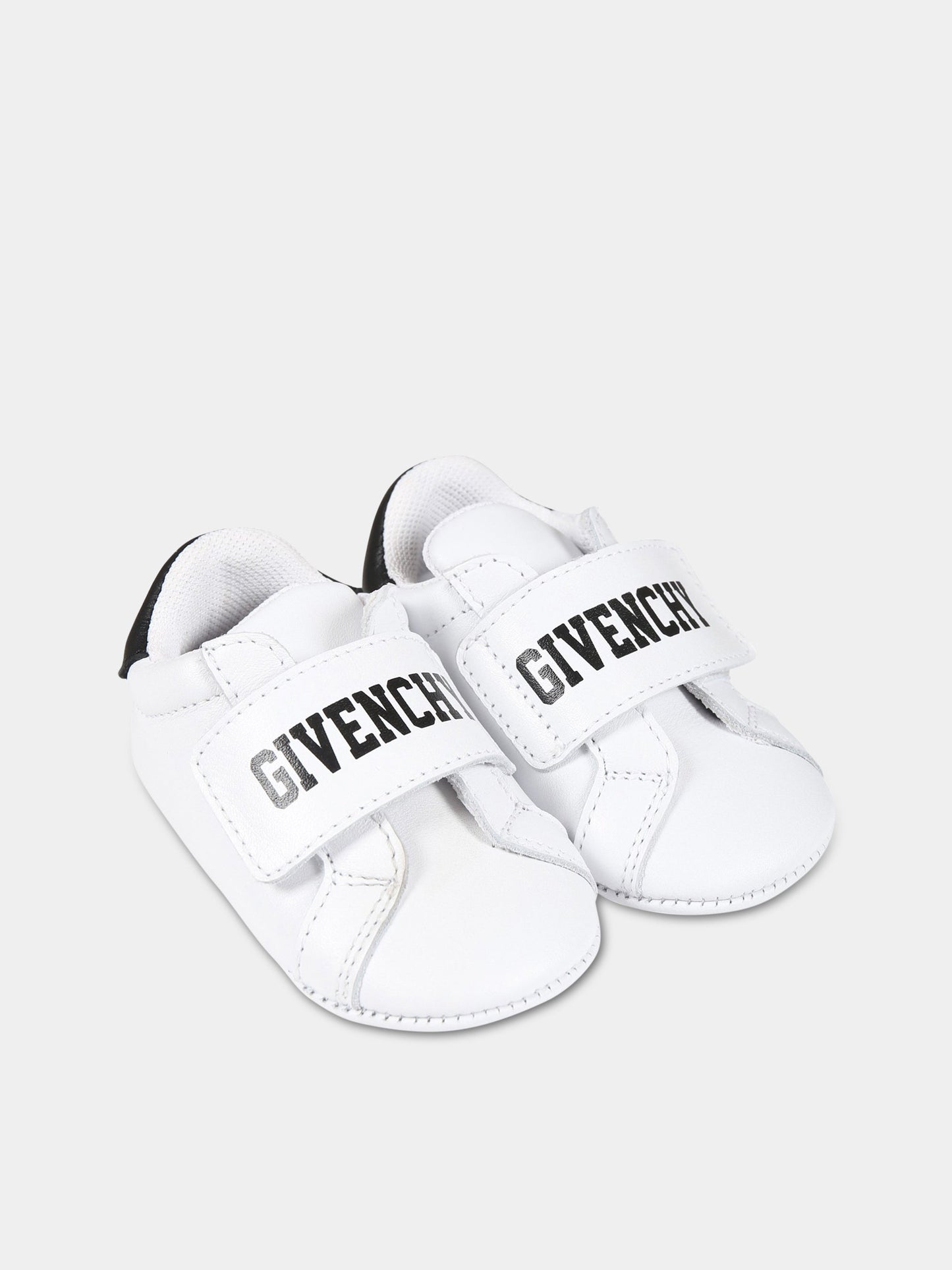 Sneakers bianche per neonato con logo,Givenchy Kids,H99045 10P