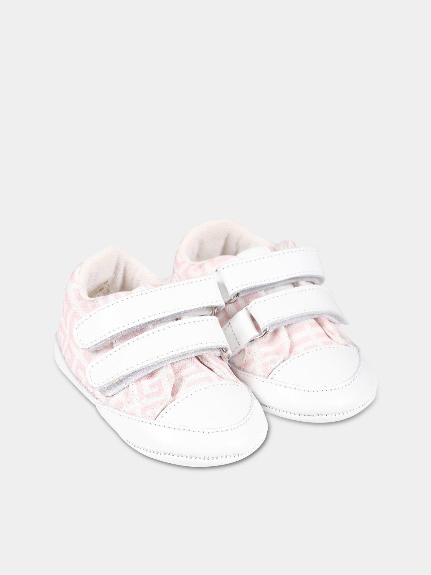Sneakers bianche per neonata con logo,Givenchy Kids,H99043 44Z
