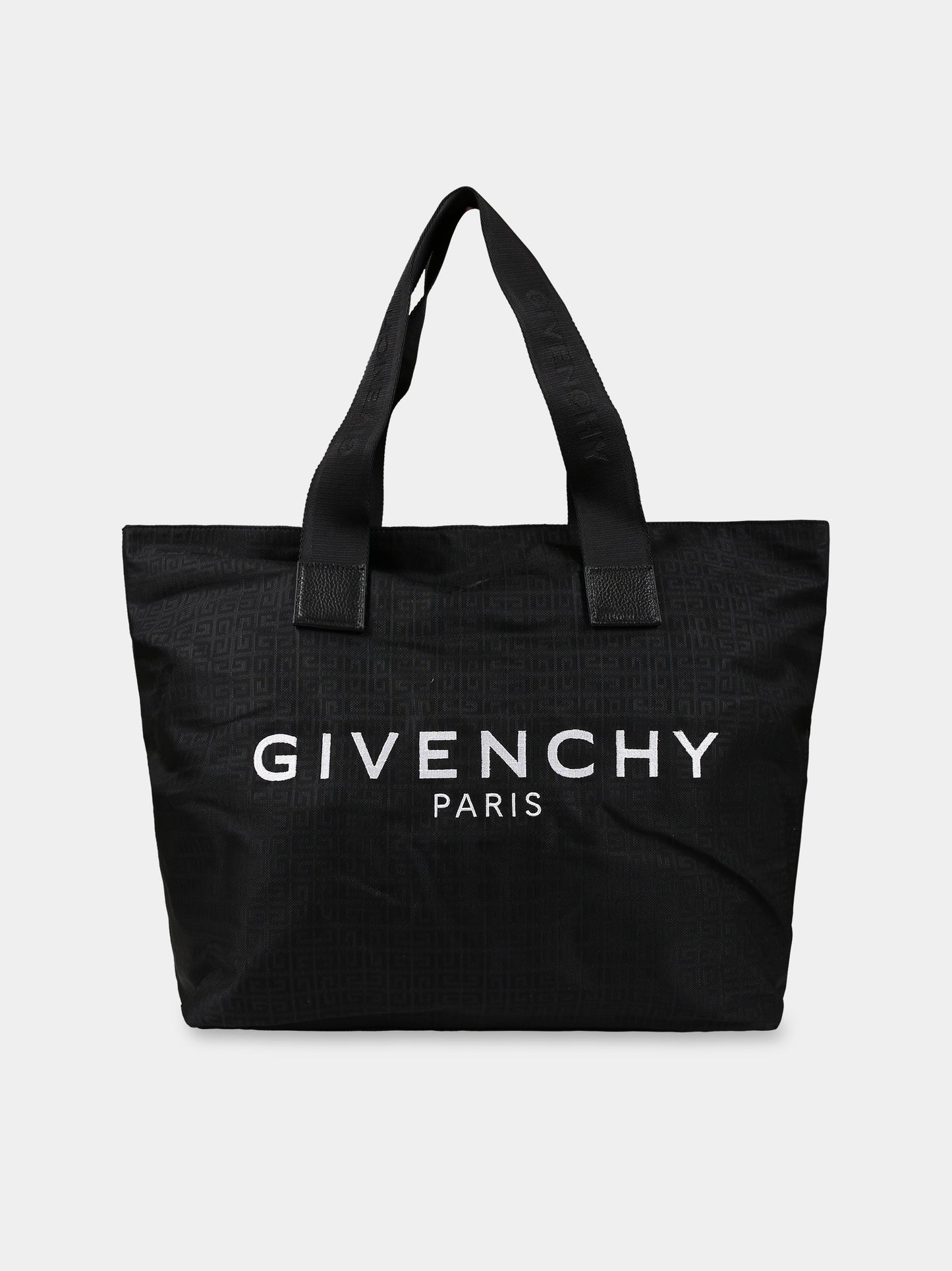 Borsa-mamma nera per neonati con logo e motivo 4G,Givenchy Kids,H90169 09B