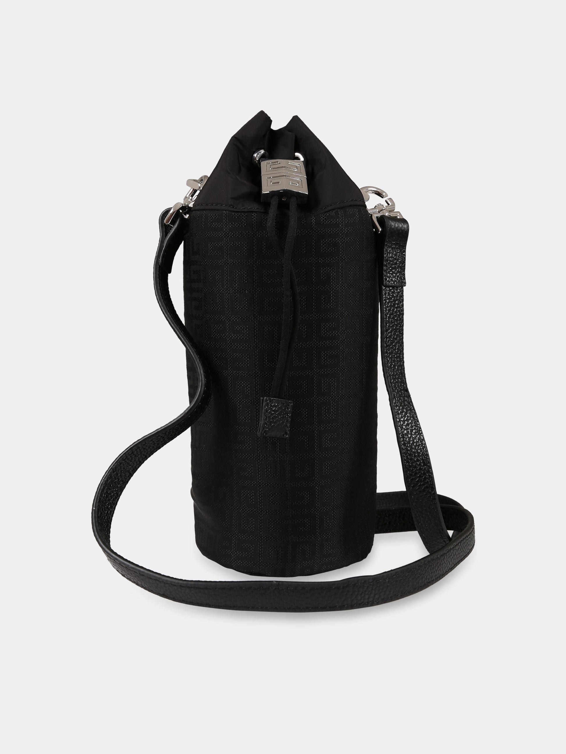 Borsa-mamma nera per neonati con logo e motivo 4G,Givenchy Kids,H90169 09B