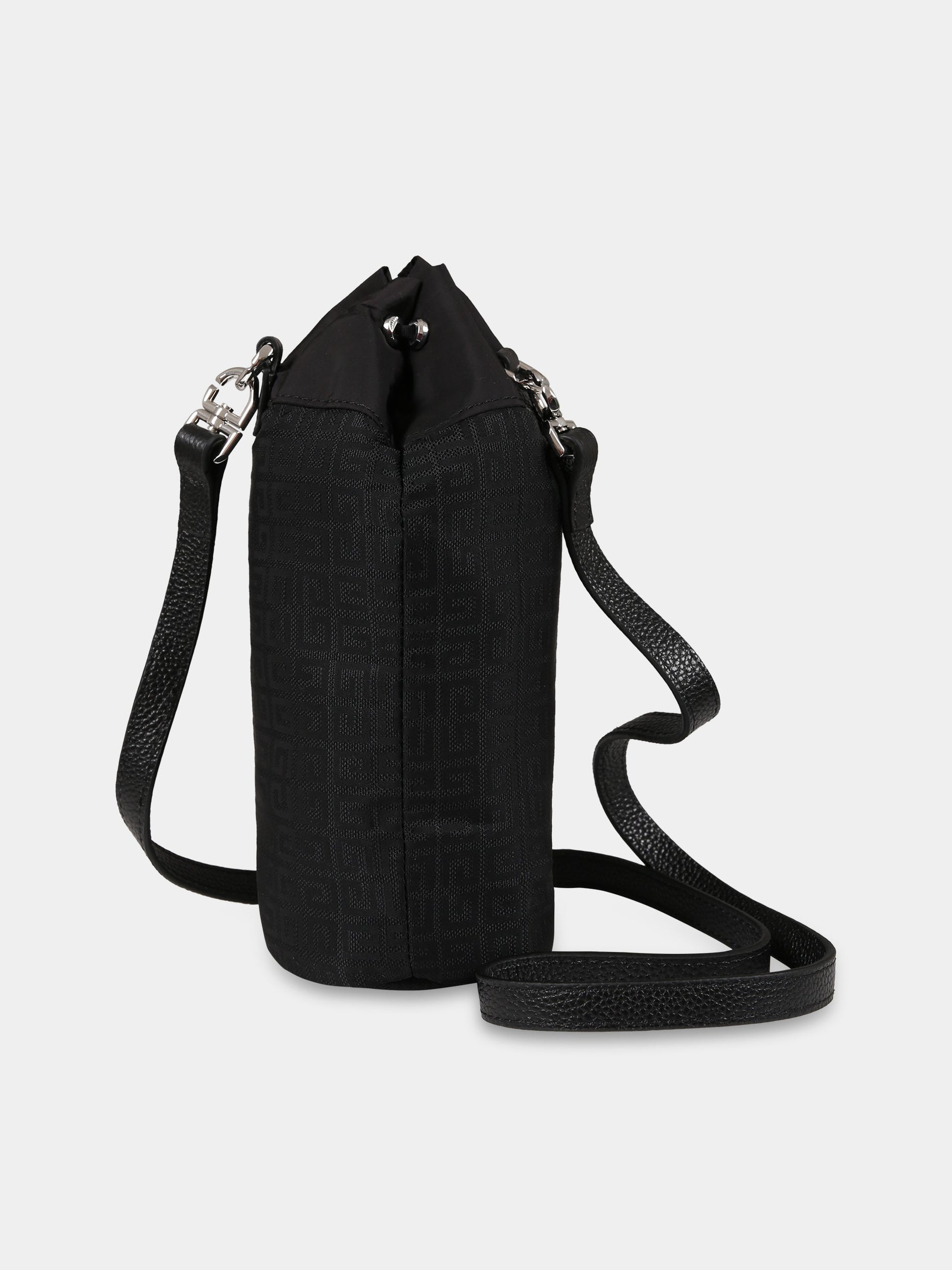 Borsa-mamma nera per neonati con logo e motivo 4G,Givenchy Kids,H90169 09B