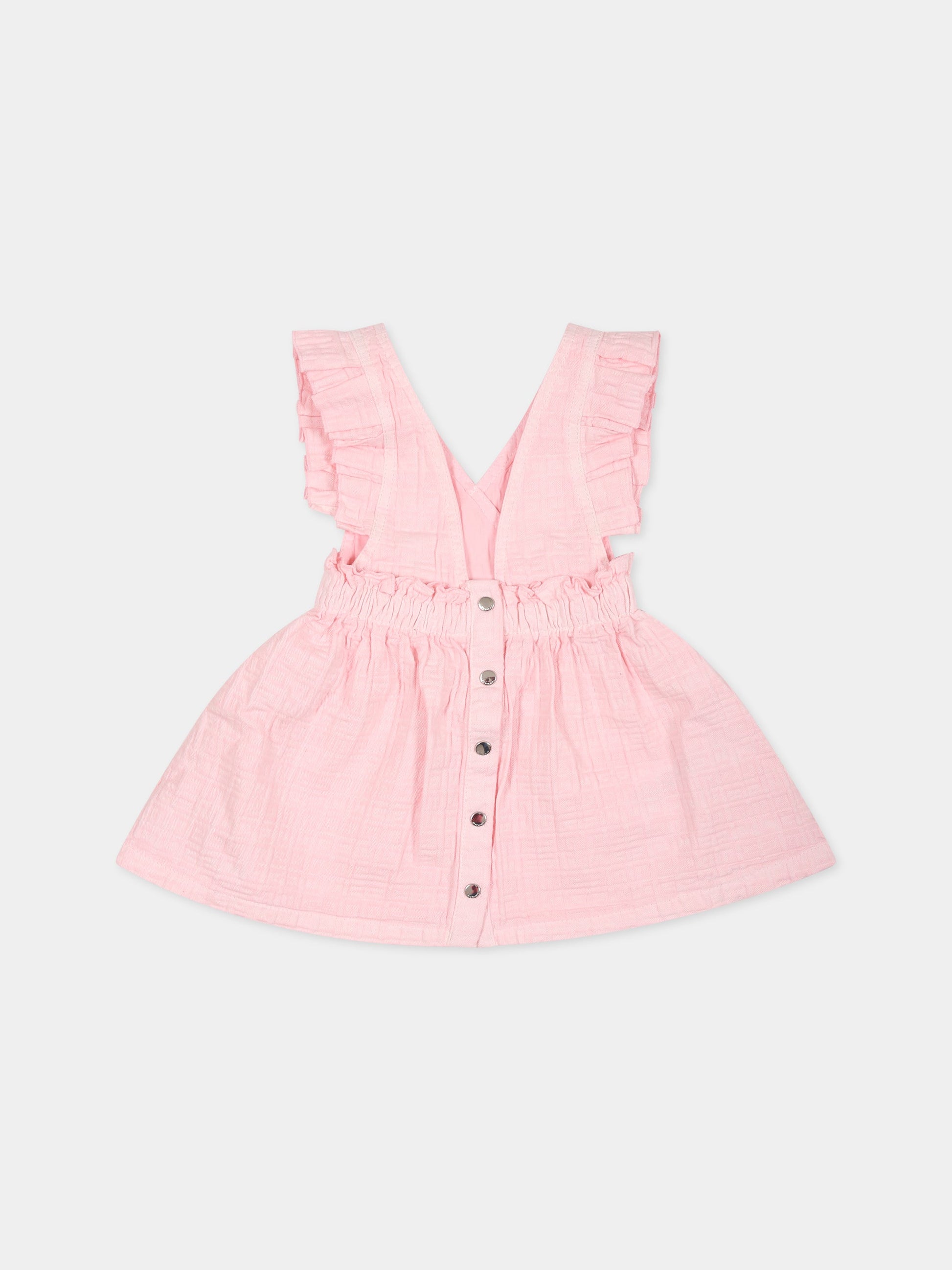 Completo multicolor per neonata con logo,Givenchy Kids,H08038 44Z