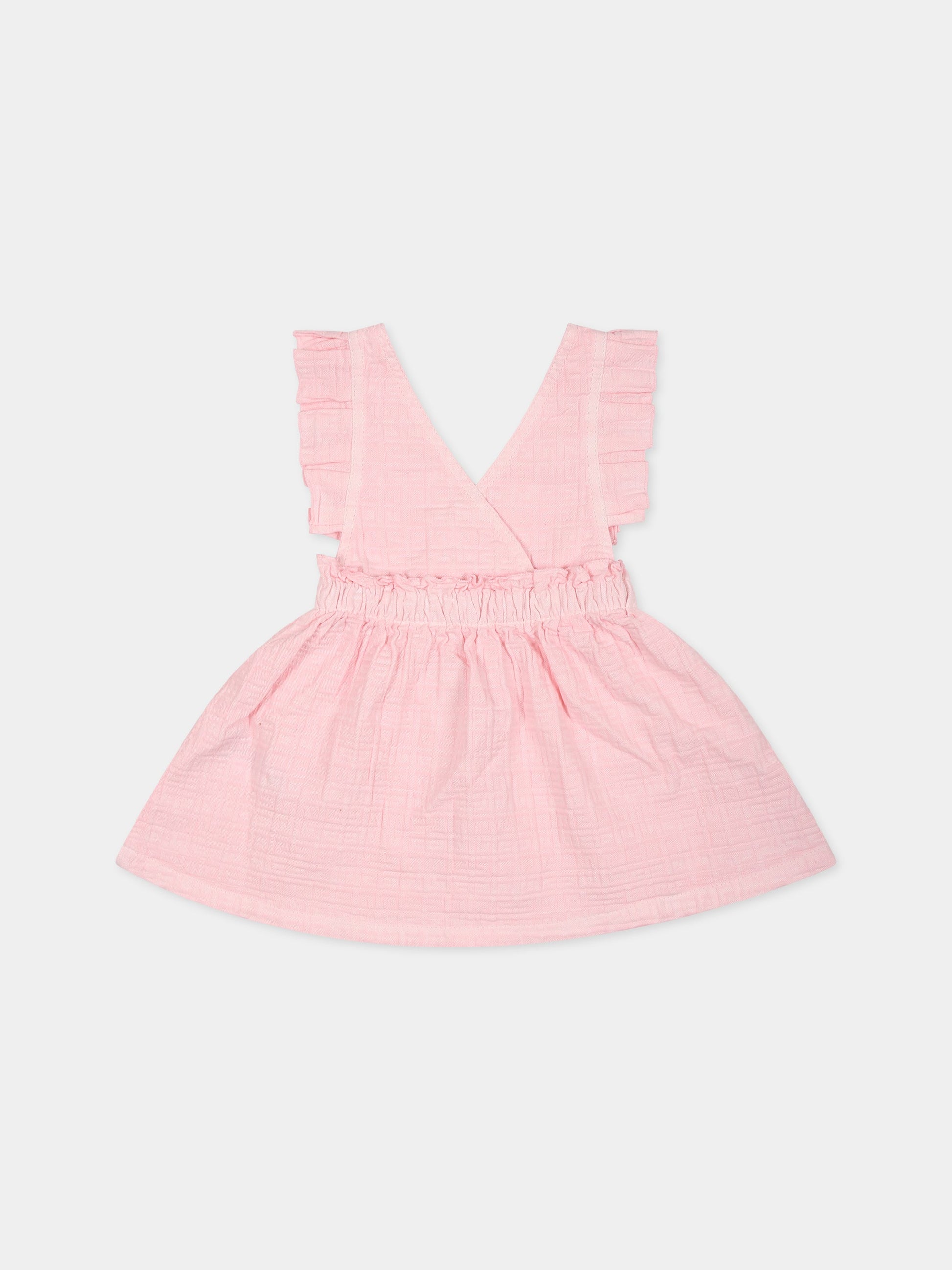 Completo multicolor per neonata con logo,Givenchy Kids,H08038 44Z