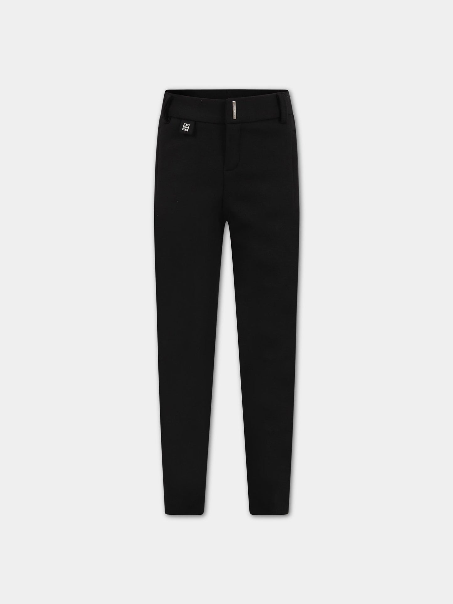Pantalone nero per bambino con logo,Givenchy Kids,H24204 09B