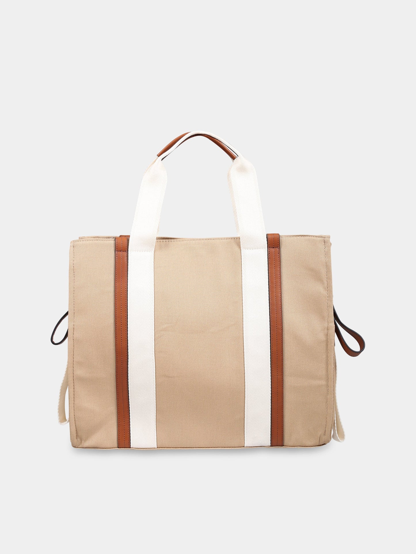 Borsa mamma beige per neonati,Chloé Kids,C90400 231