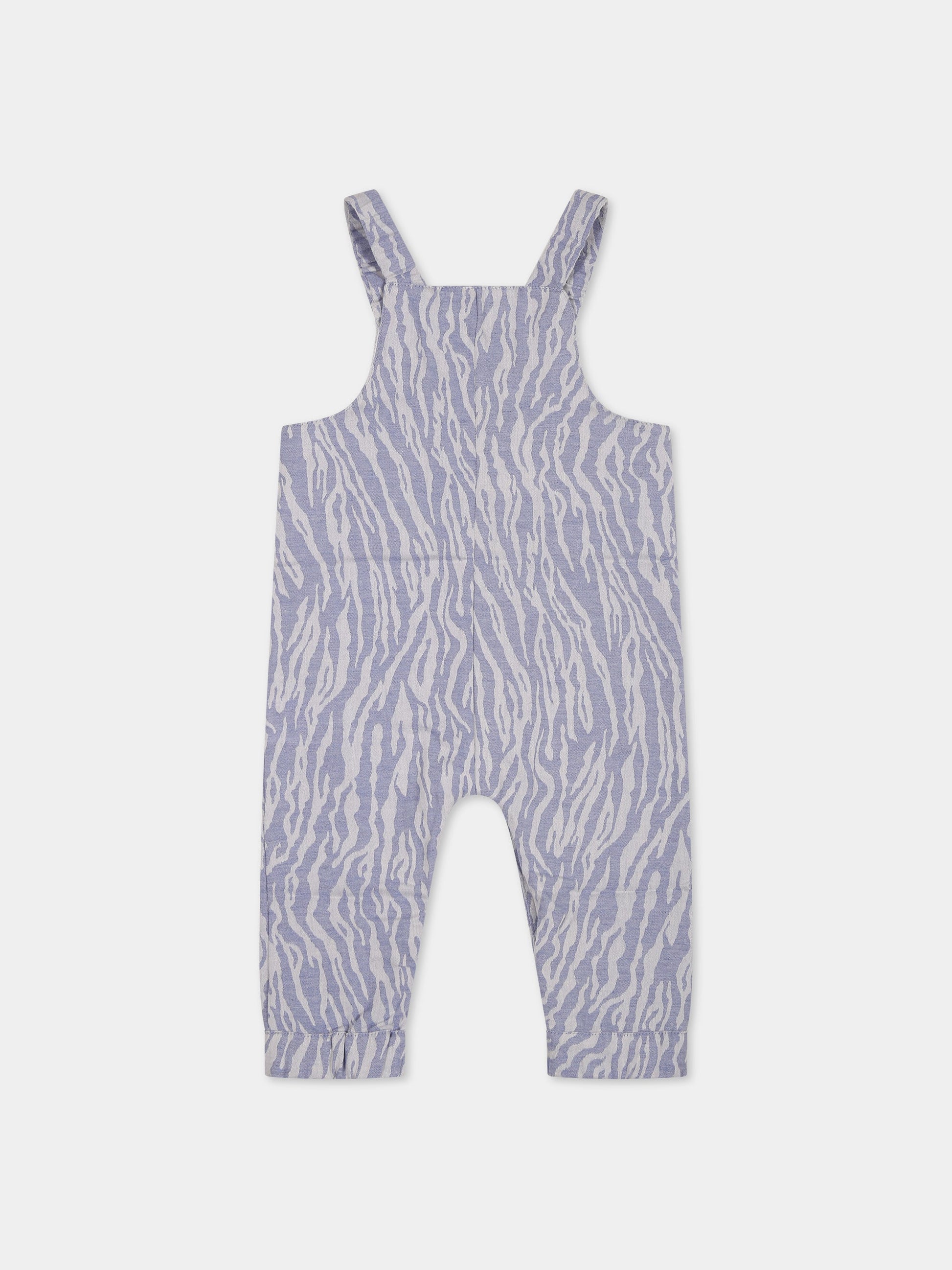 Completo multicolor per neonato con tigre e logo,Kenzo Kids,K98099 78P