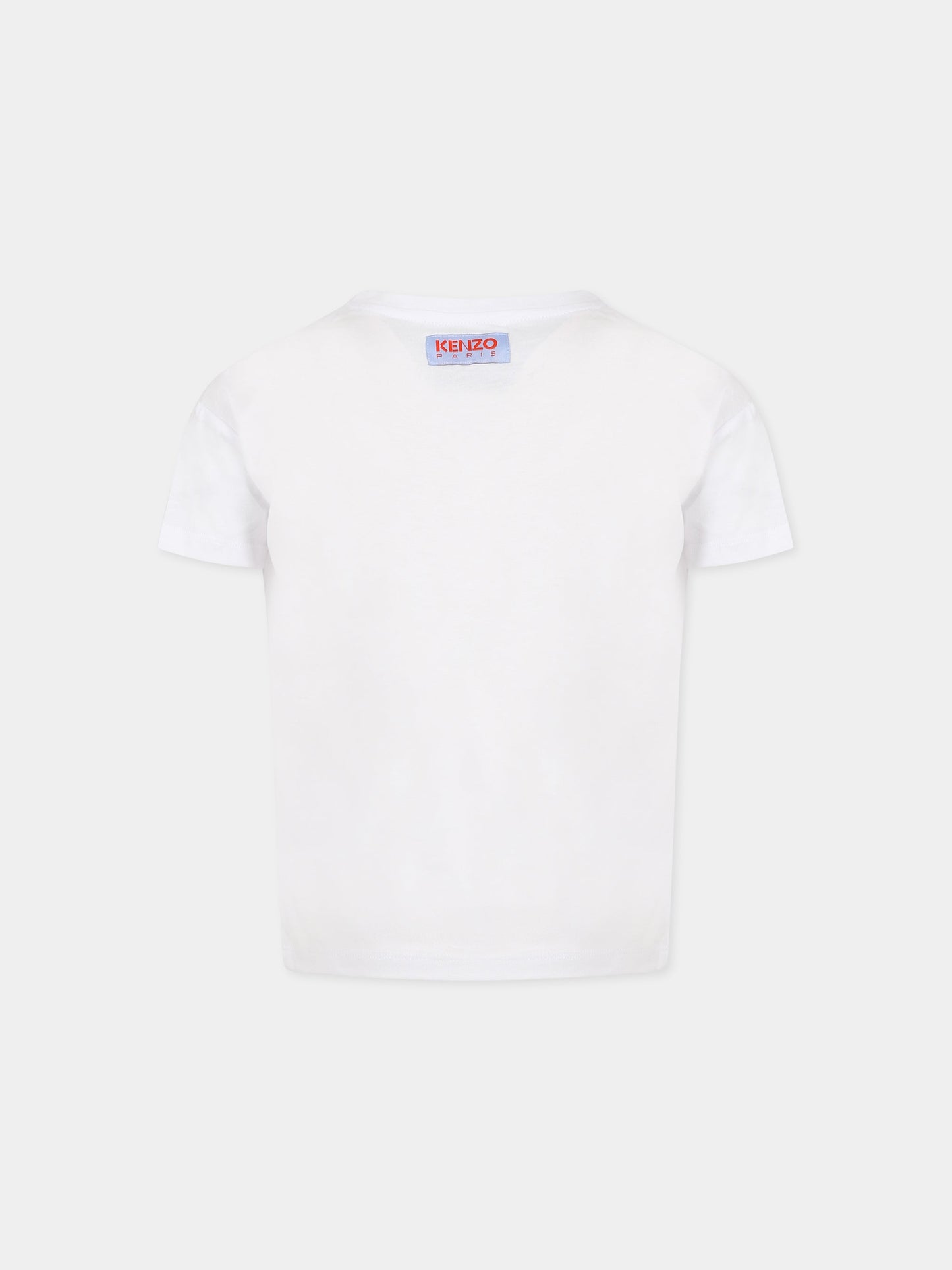 Completo multicolor per bambina con stampa tigre e logo,Kenzo Kids,K18003 78G