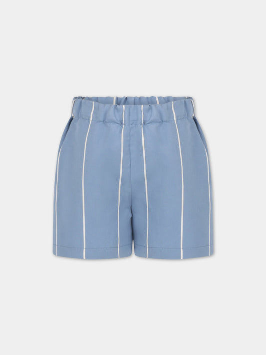 Shorts celesti per bambino,Douuod Kids,DS6Q19 P0228 603AV