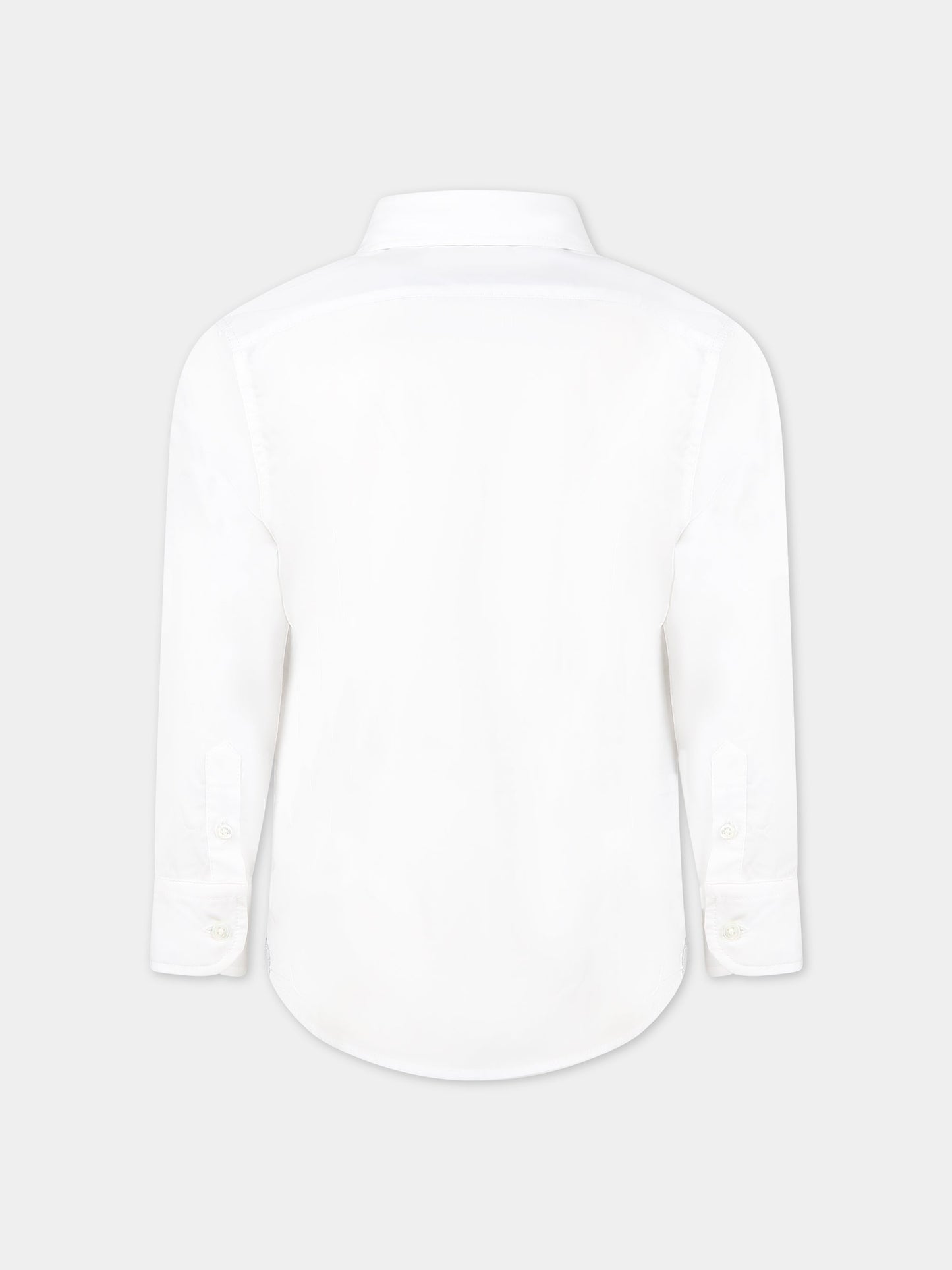 Camicia bianca per bambino con logo,Eleventy,ES5P50 P0013 100