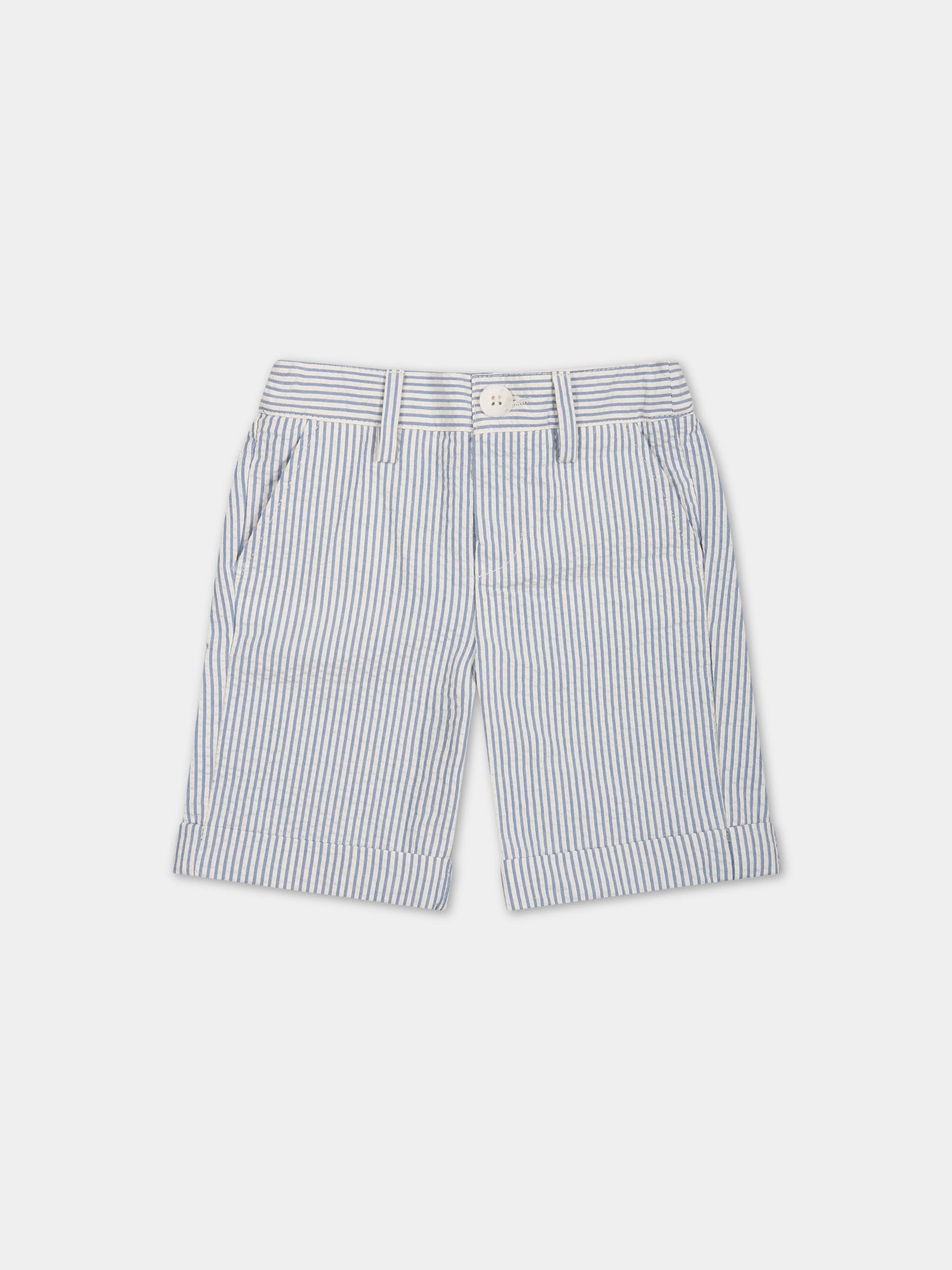 Shorts eleganti multicolor per neonato a righe,Fay Kids,FS6549 G0078 101CE