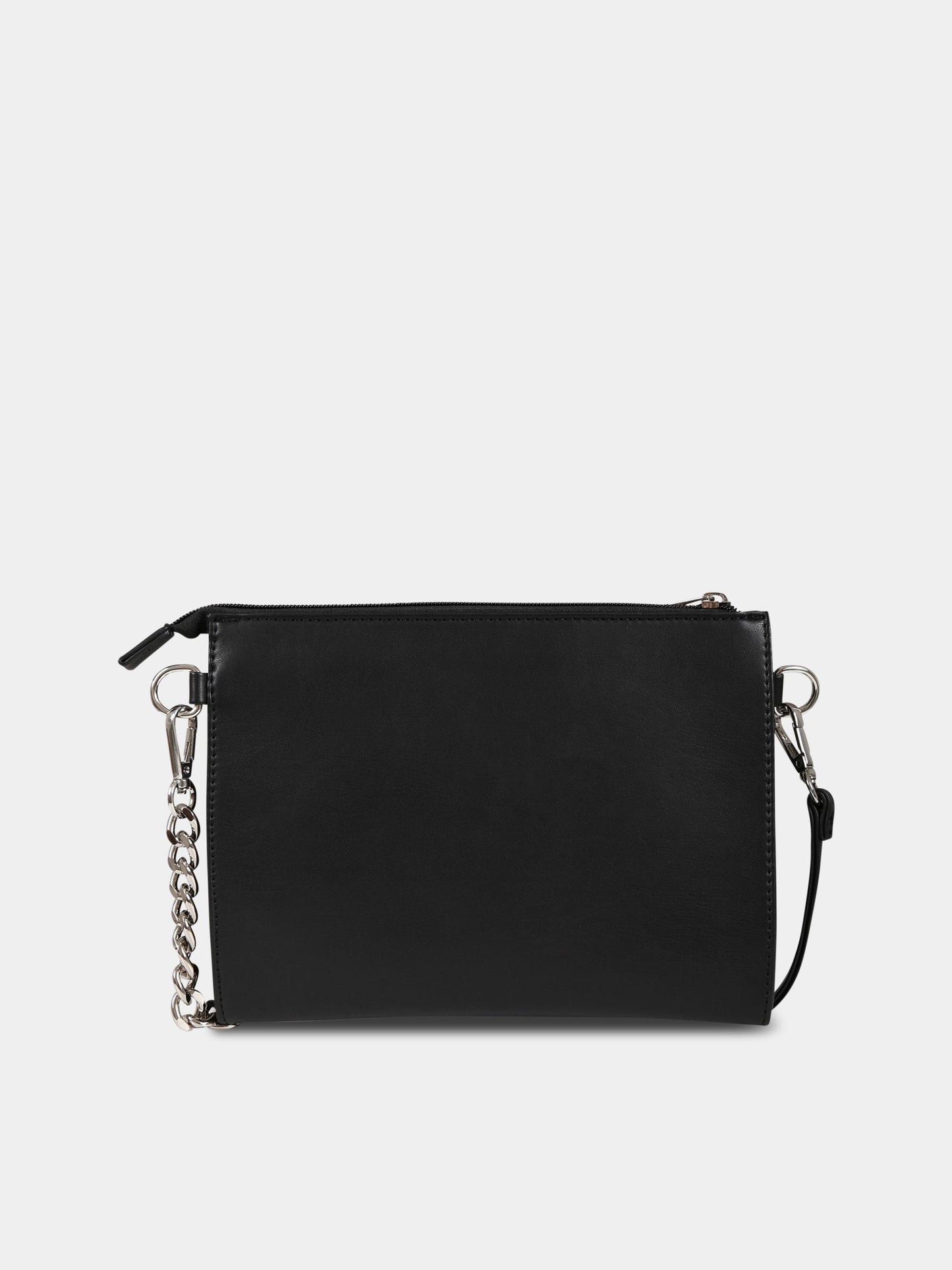 Borsa nera per bambina con logo,Msgm Kids,MS029348 110