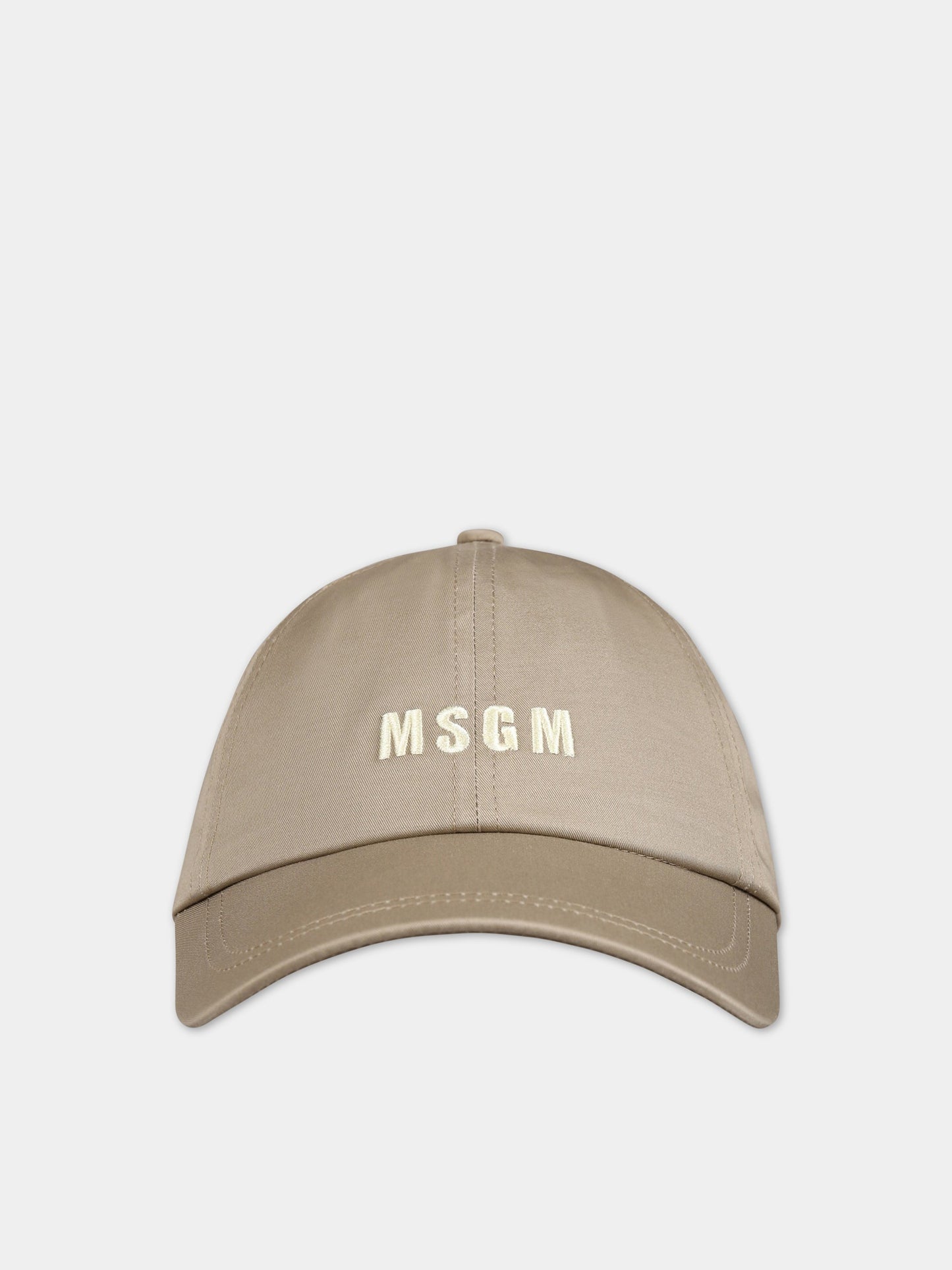 Cappello beige per bambino con logo,Msgm Kids,MS029388 015