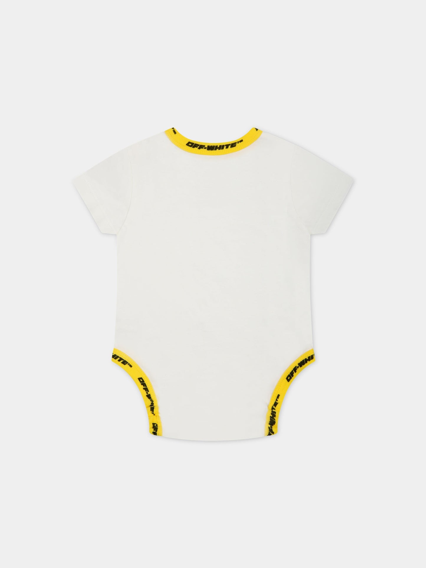 Set bianco per neonato con logo,Off White,OB2X005S23JER0010318