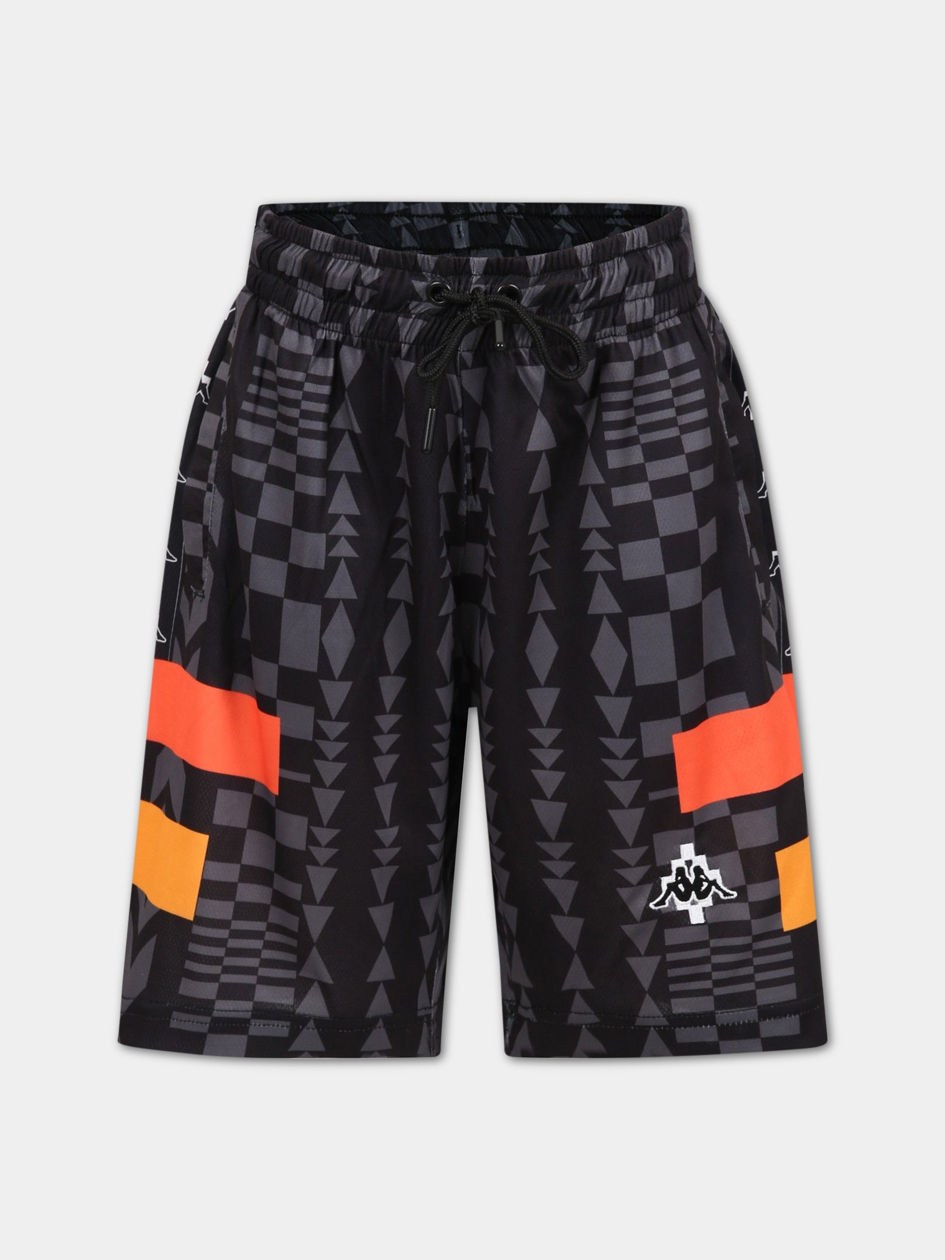 Shorts casual nero per bambino,Marcelo Burlon Kids,CBVH001S23FAB0011007