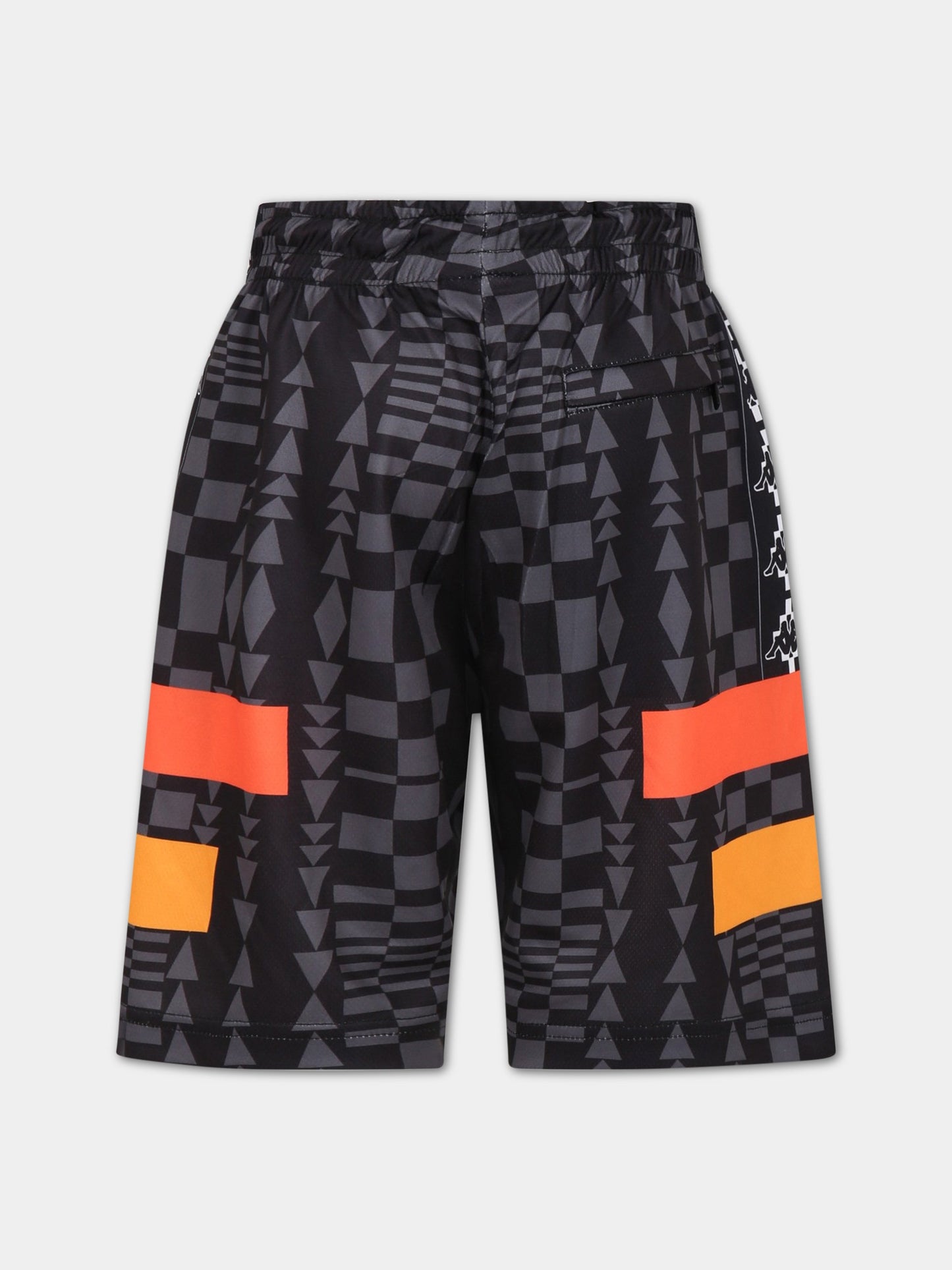 Shorts casual nero per bambino,Marcelo Burlon Kids,CBVH001S23FAB0011007