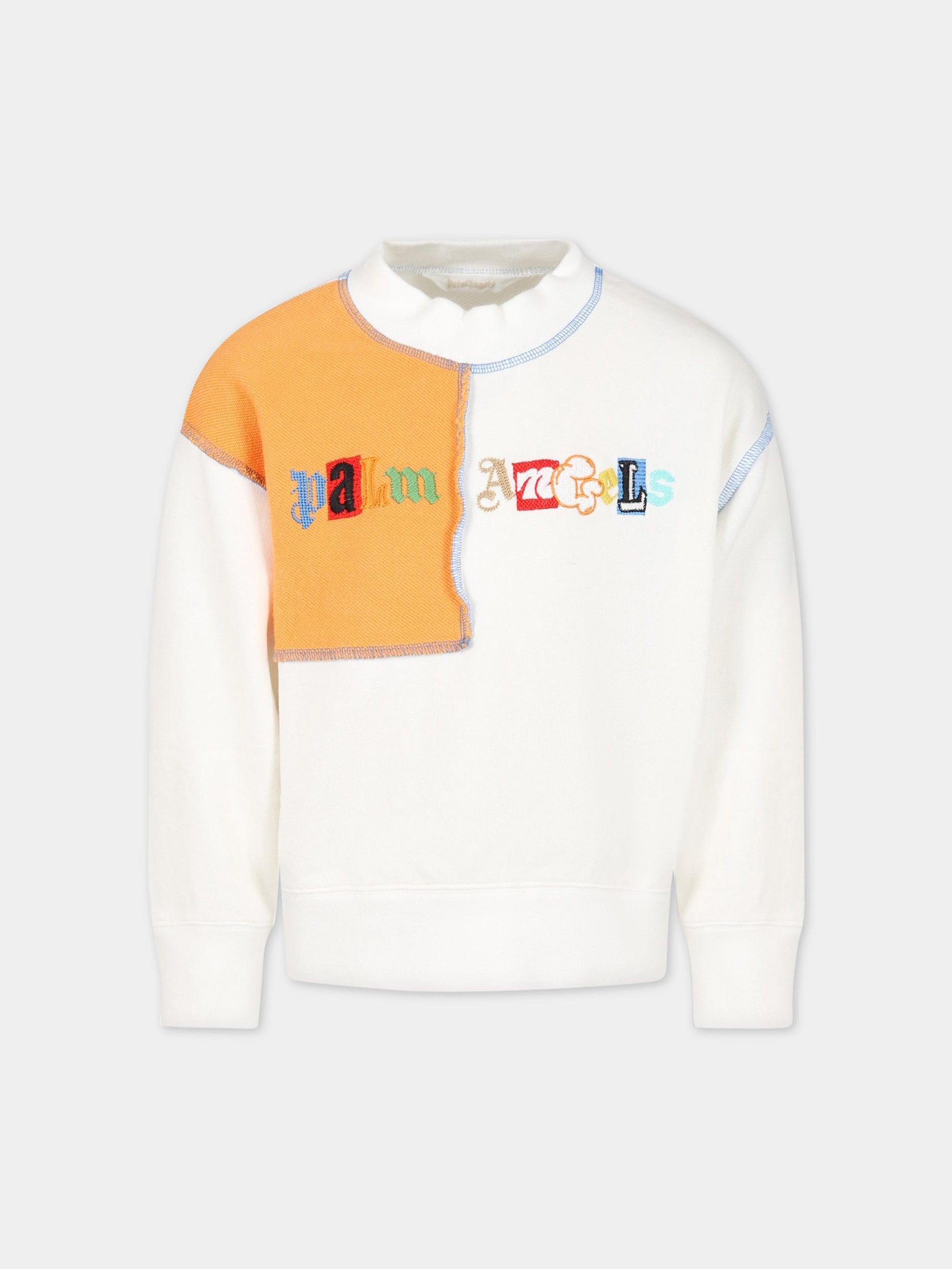 Felpa multicolor per bambino,Palm Angels,PBBA005S232FLE0010184