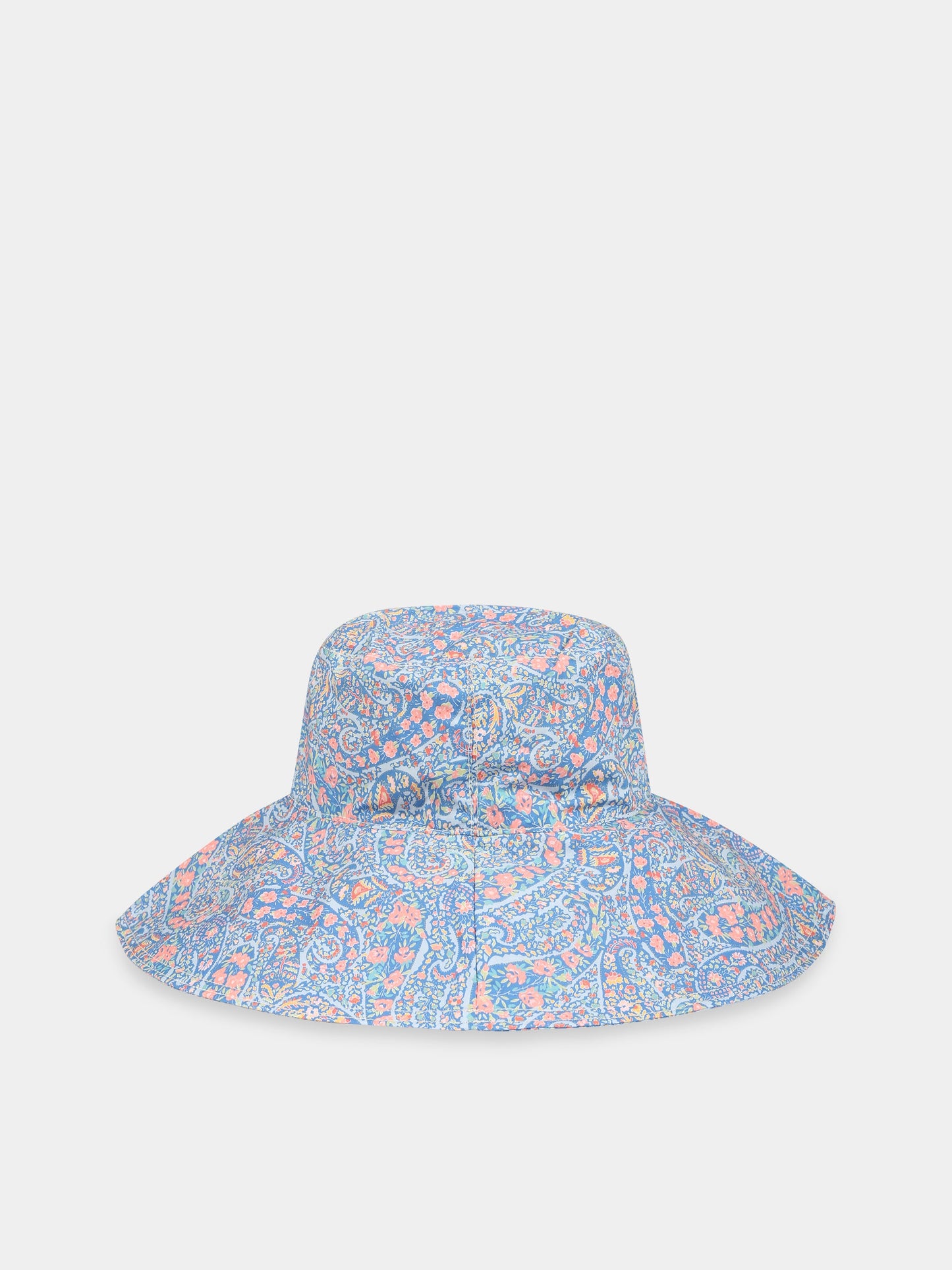 Cloche blu per bambina con stampa liberty  Bourton Bloom,The New Society,S23 ACC WV01 ALBERTINA