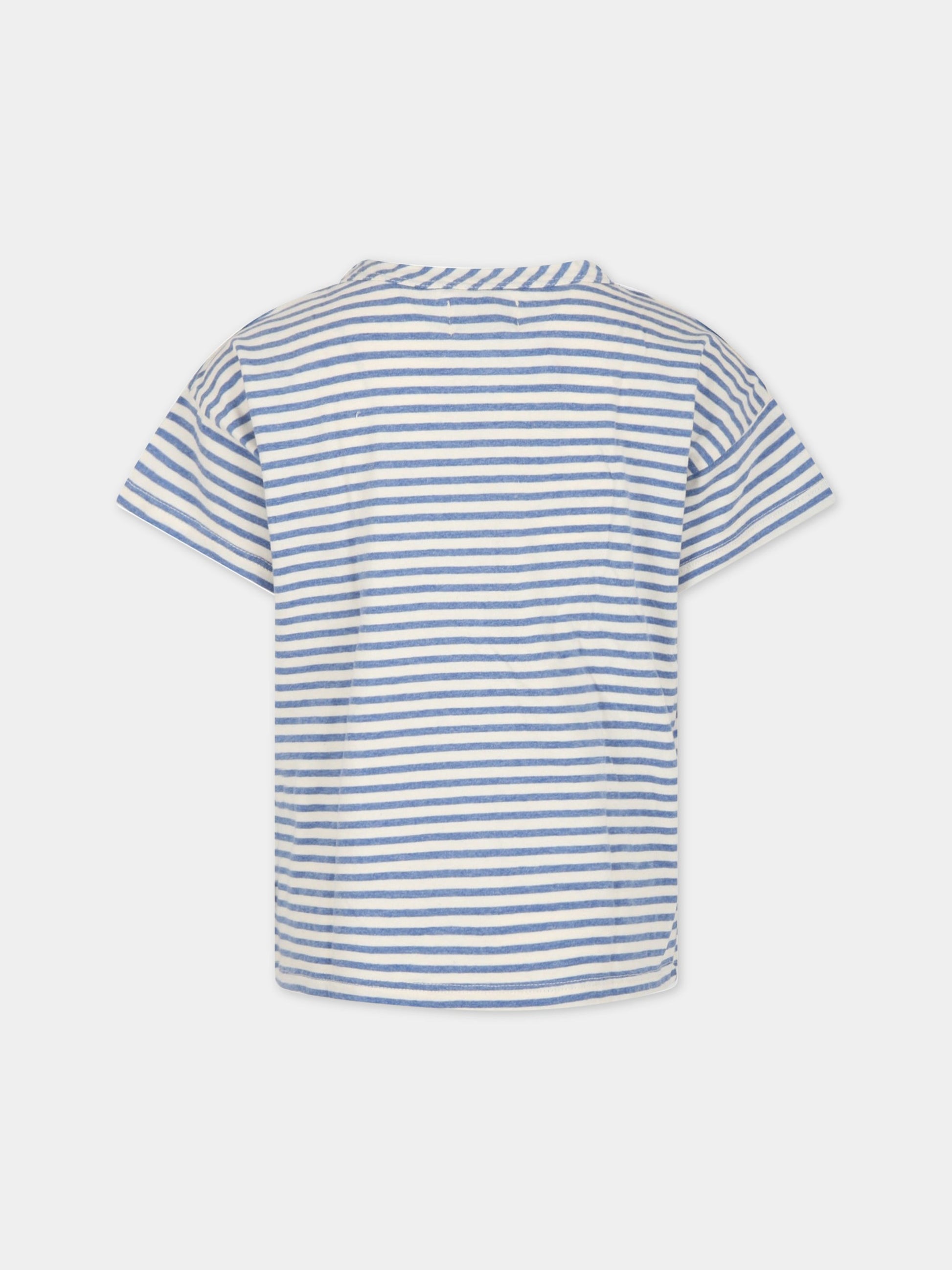 T-shirt multicolor per bambino con logo,Bobo Choses,123AC007