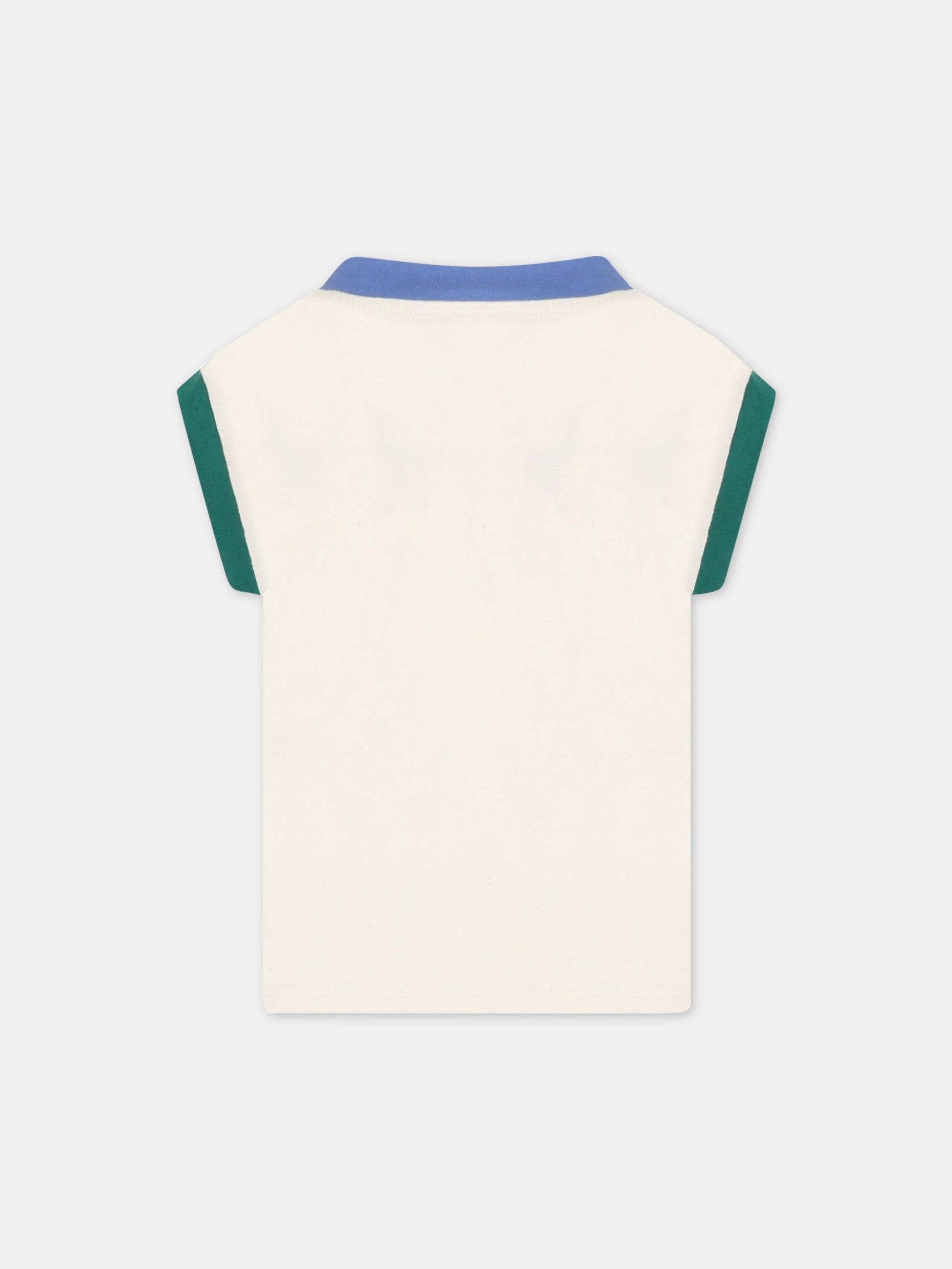 Canotta avorio per bambina con scritta,Bobo Choses,123AC022