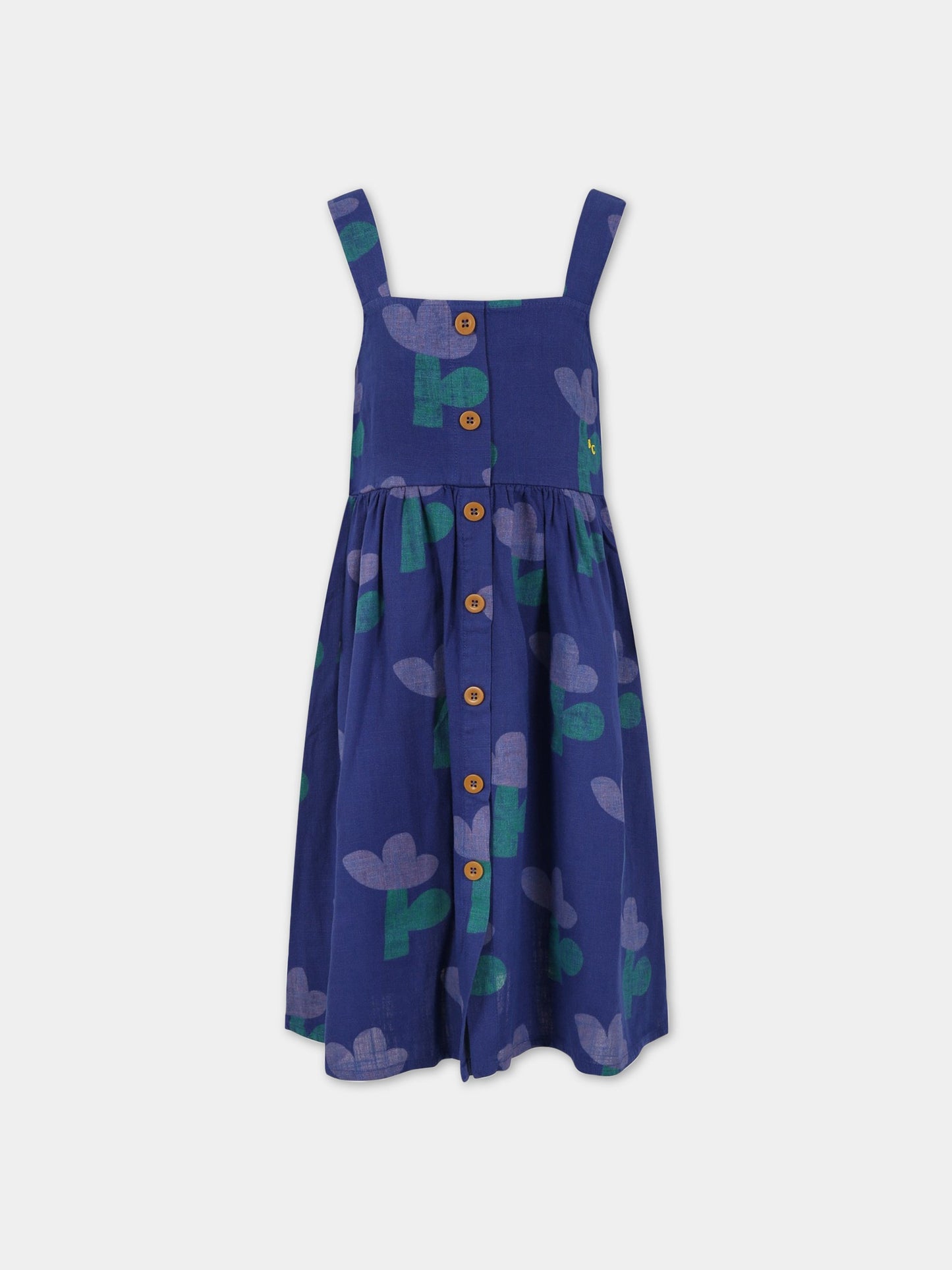 Vestito blu per bambina con logo,Bobo Choses,123AC131