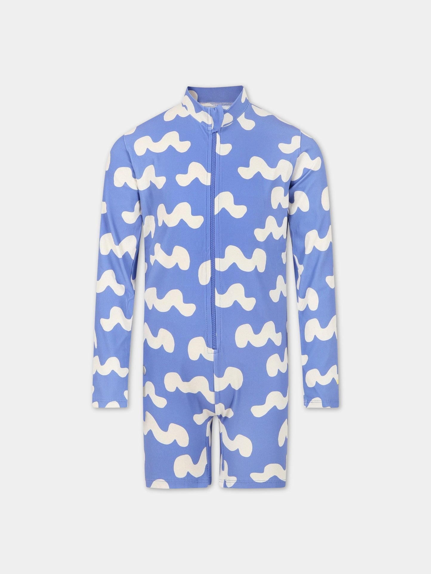 Tuta-mare azzurro per bambino con logo,Bobo Choses,123AC148