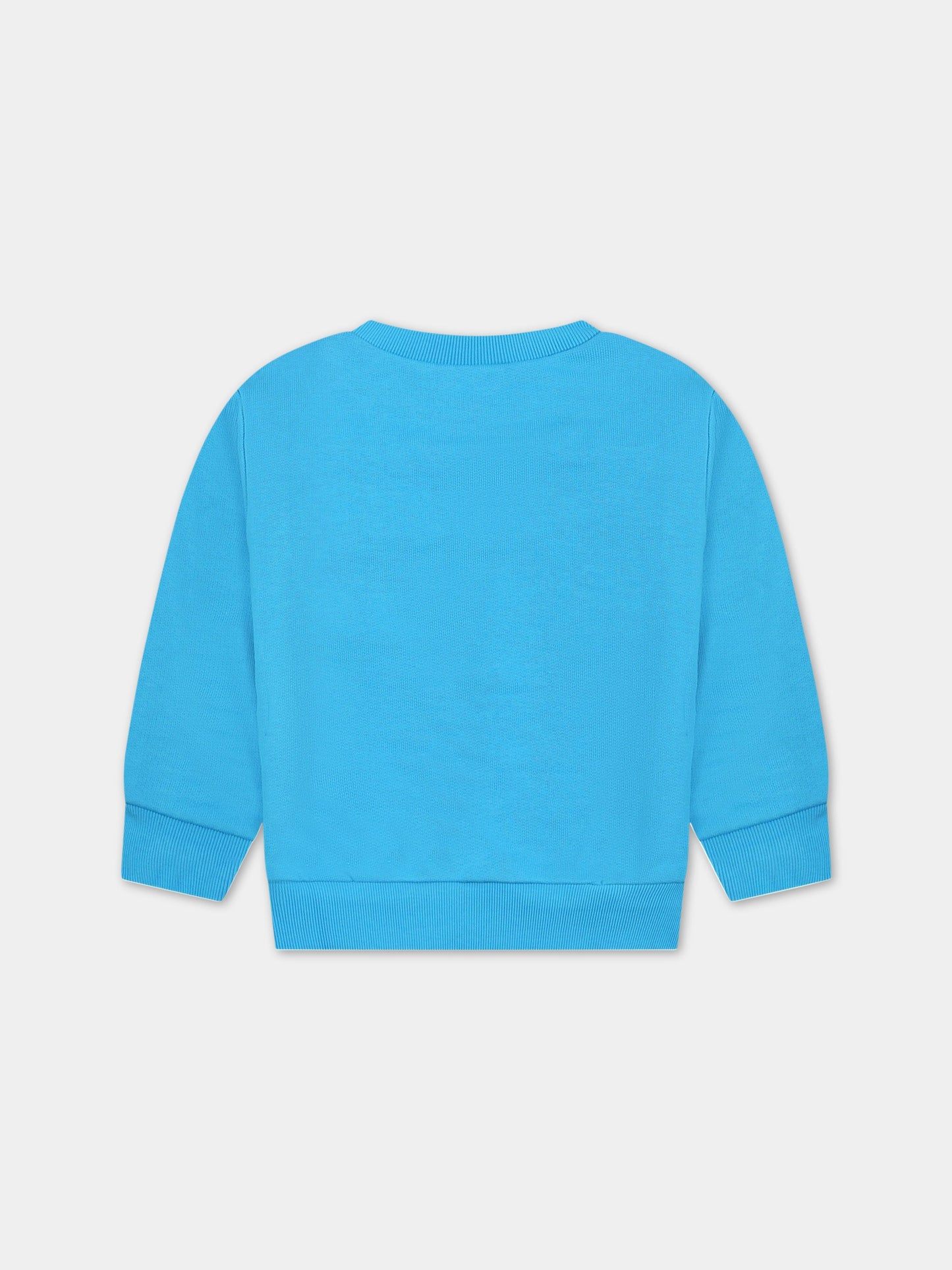 Felpa azzurra per neonato con logo,Dsquared2,DQ1690 D003G DQ818