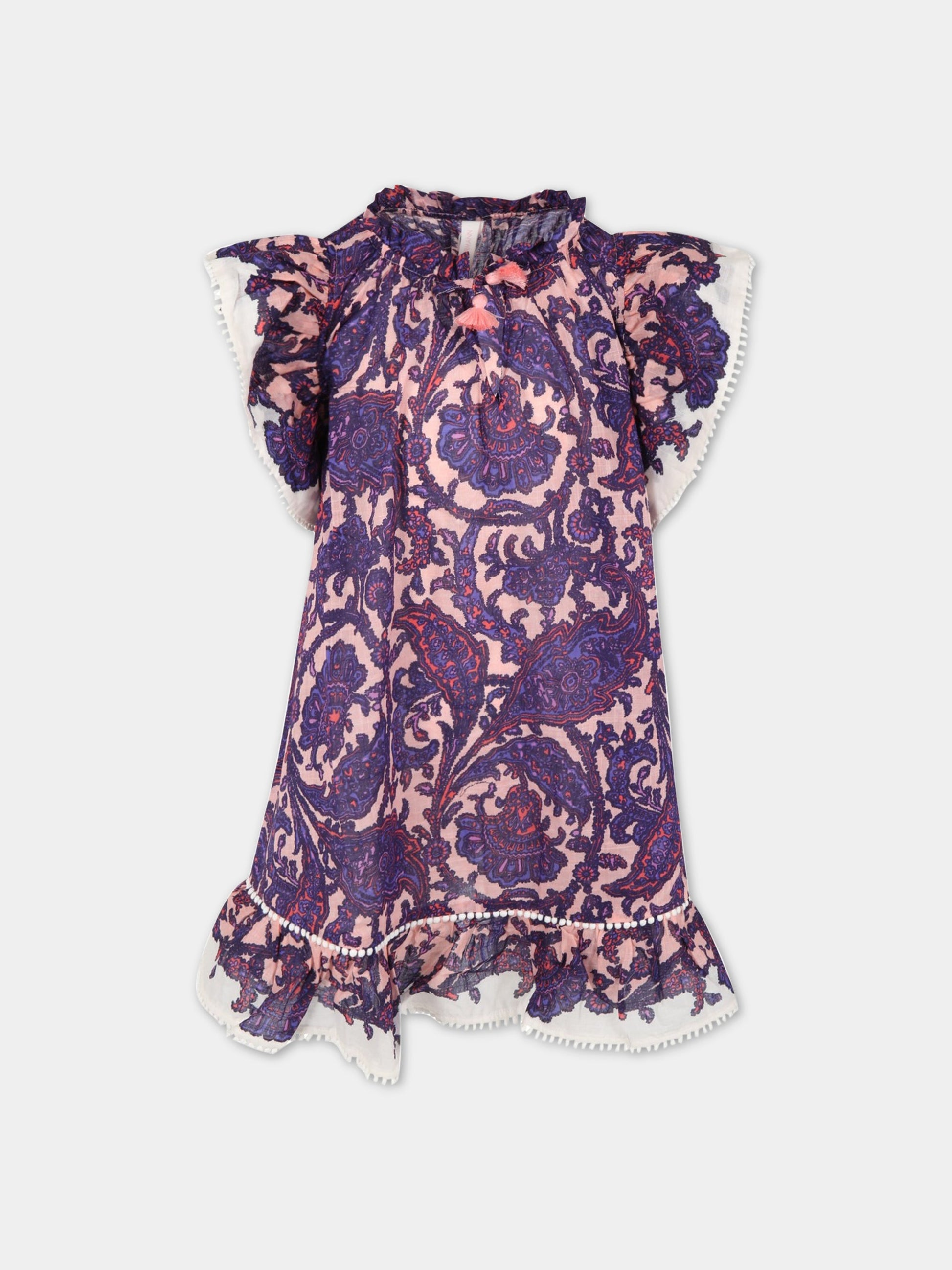 Vestito viola per bambina,Zimmermann,5232DTIG LPPA