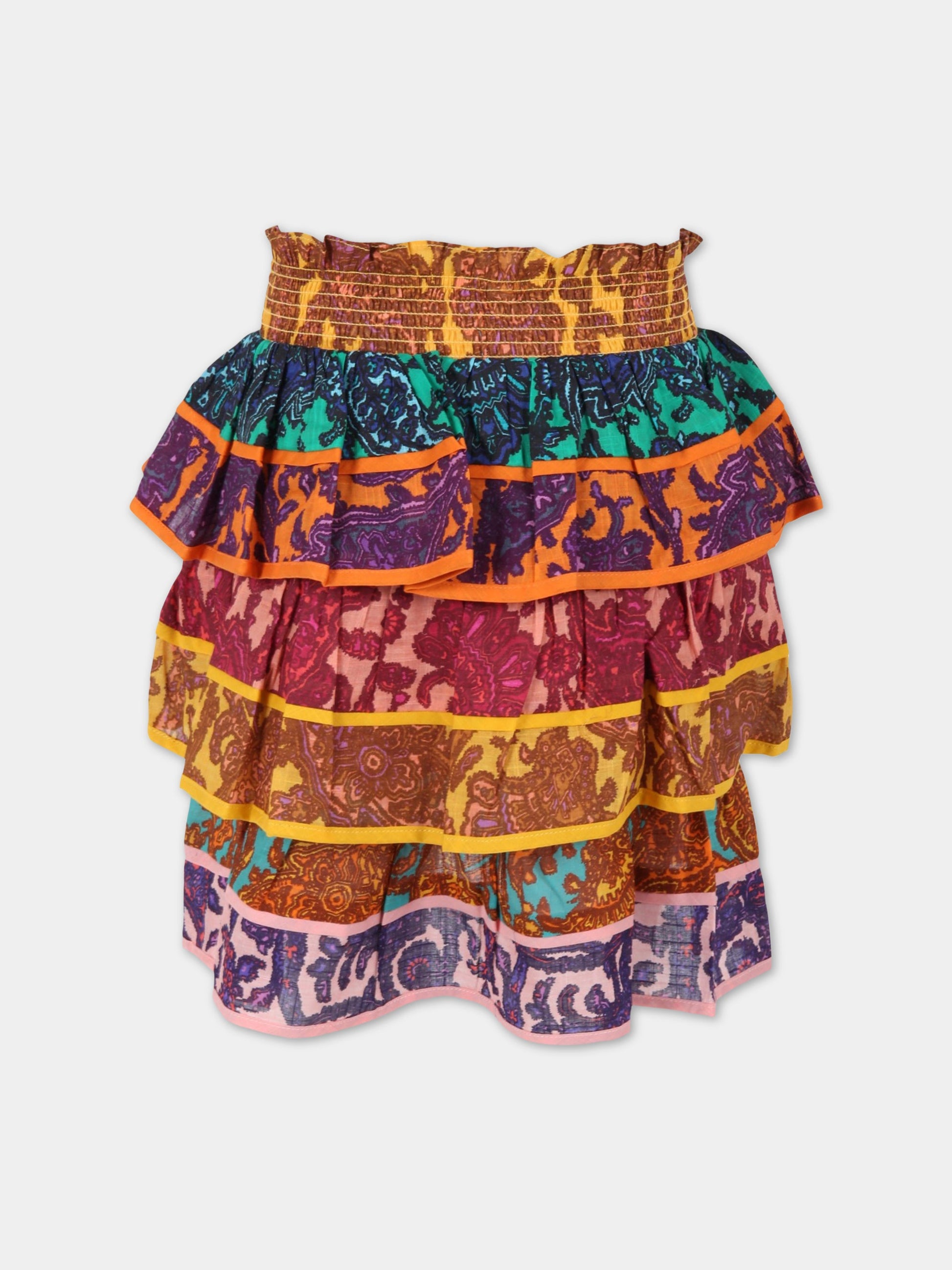 Gonna multicolor per bambina,Zimmermann,3090STIG SPP