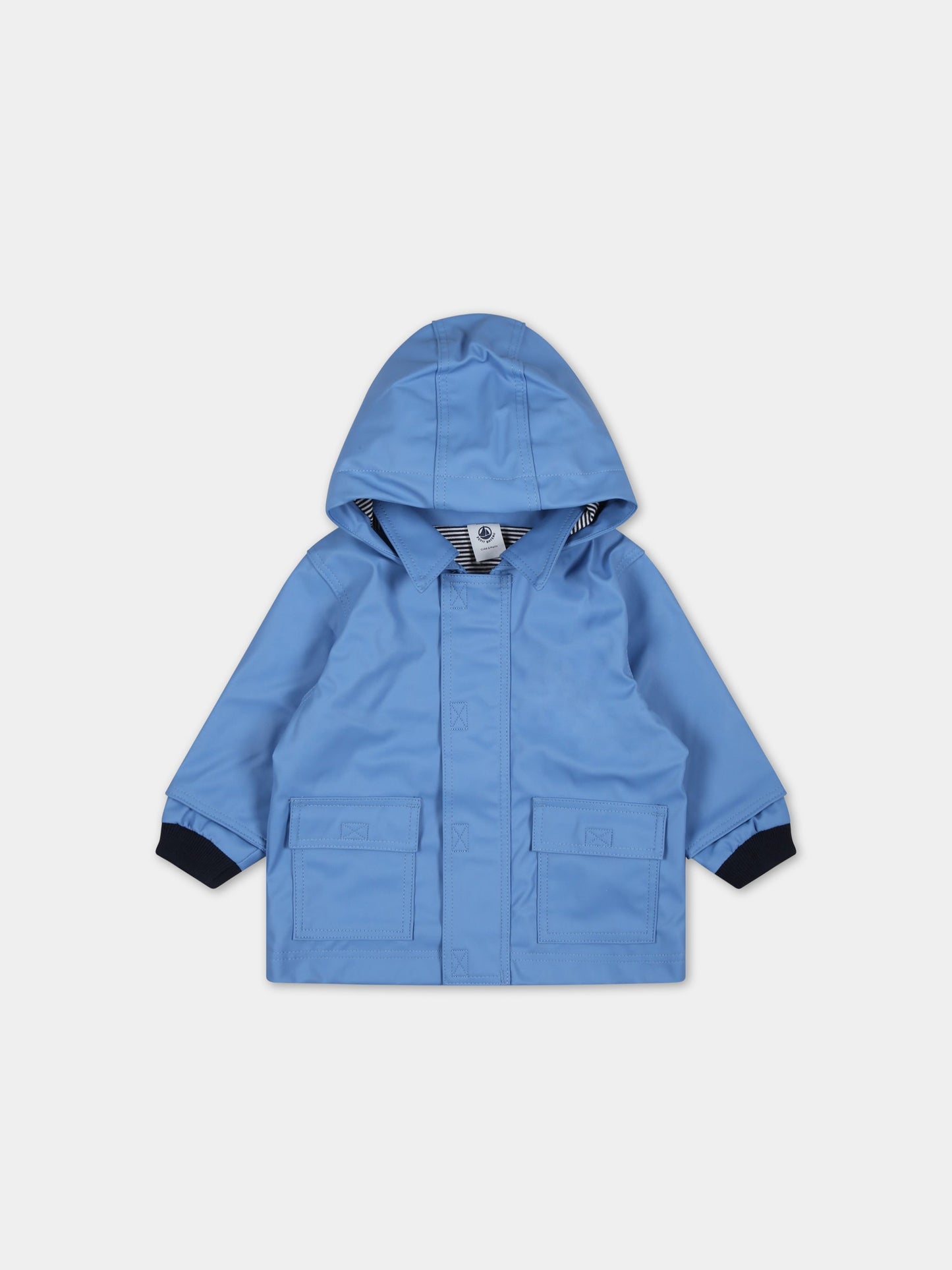 Impermeabile celeste per neonato,Petit Bateau,A072V EDNA