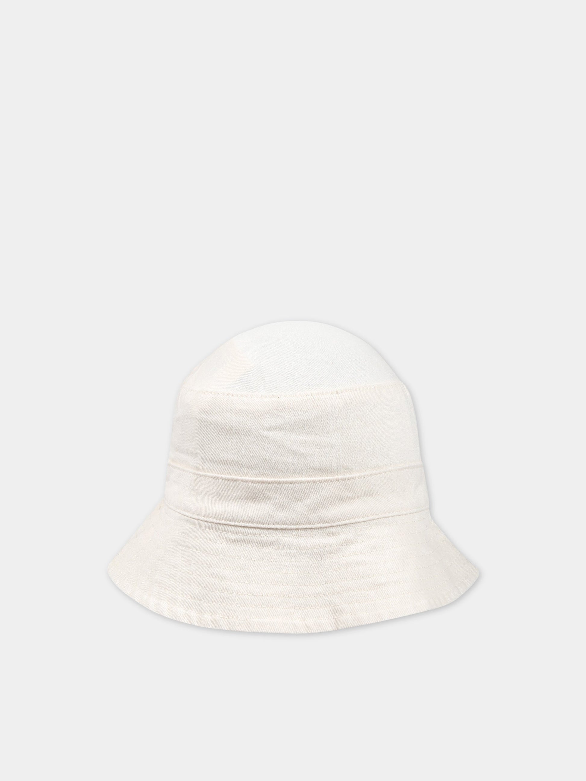Cappello avorio per neonati con logo,Petit Bateau,A06RG AVALANCHE