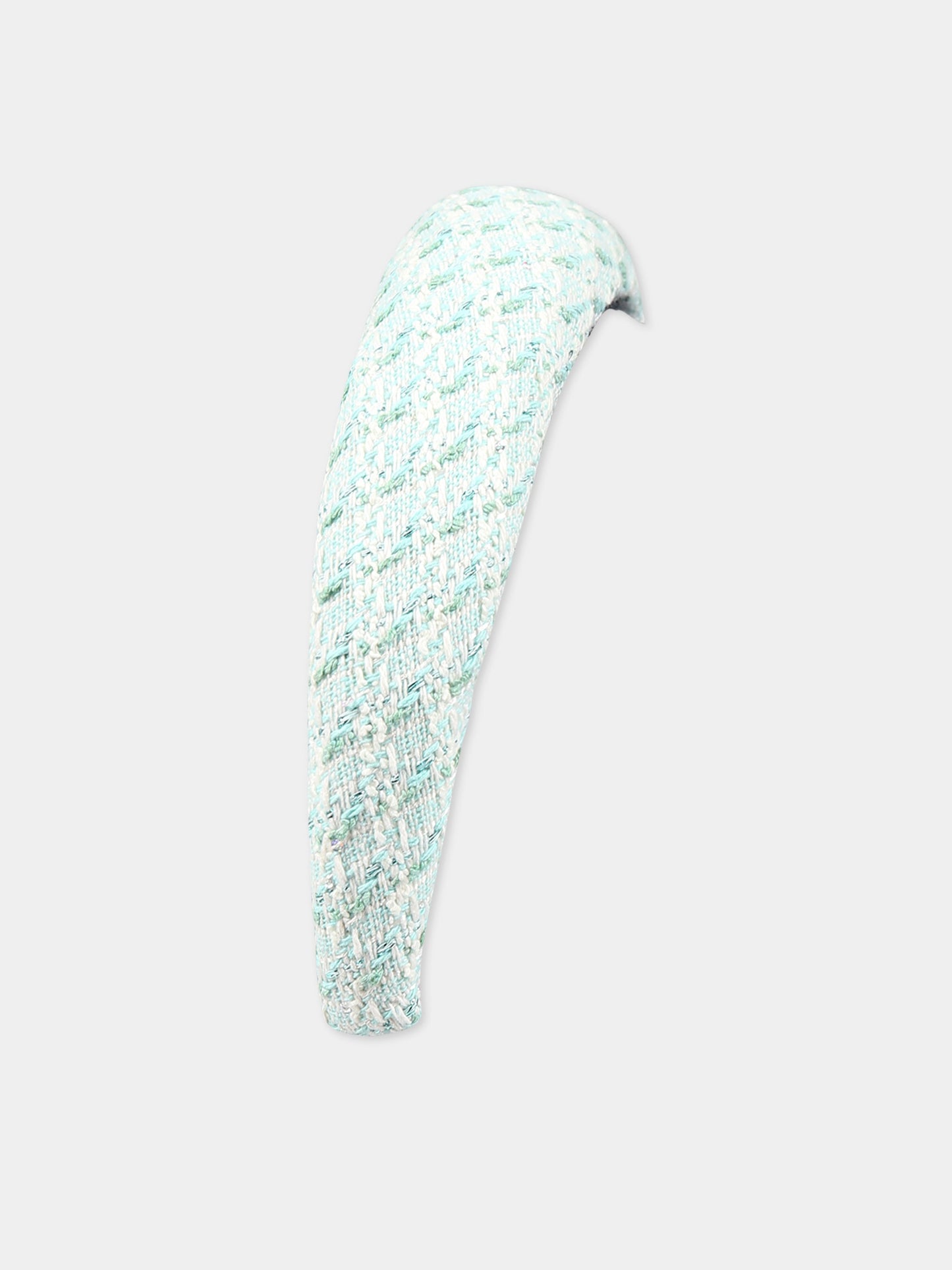 Cerchietto verde per bambina con paillettes,Simonetta,SS0B24 E0103 708