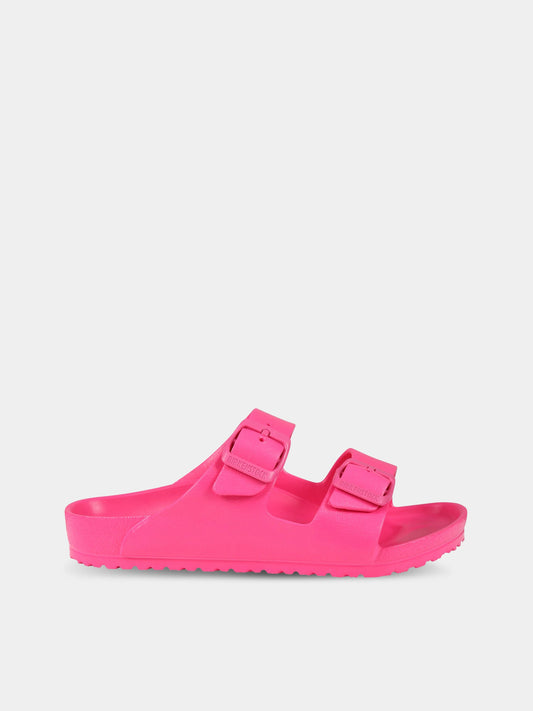 Sandali fucsia  Arizona Eva  per bambina con logo,Birkenstock,1018923