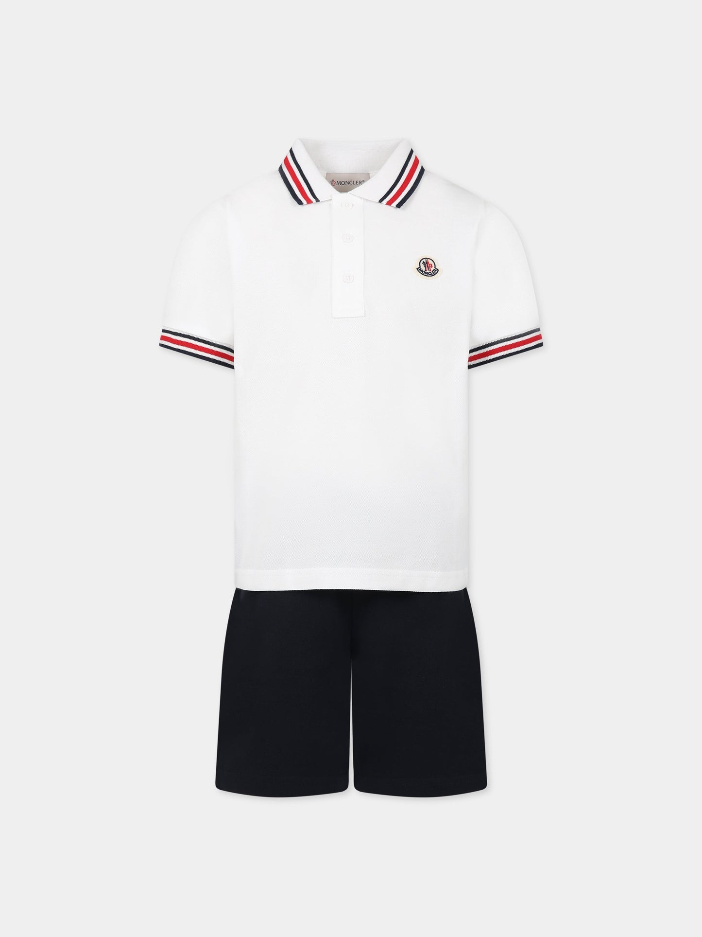 Completo multicolor per bambino con logo,Moncler Kids,954 8M00029 8496W 002