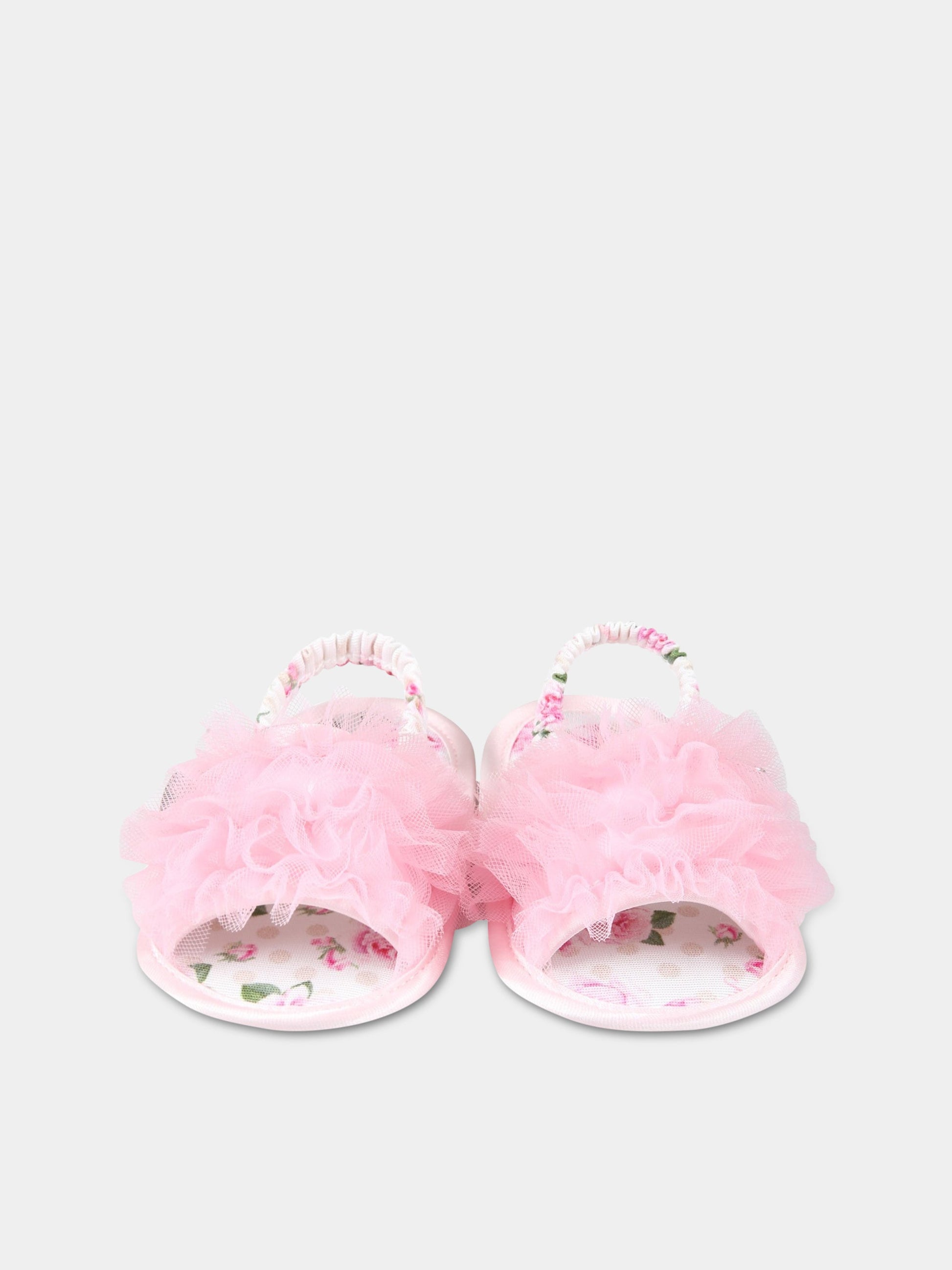 Sandali rosa per neonata,Monnalisa,39A004 T9945 0090