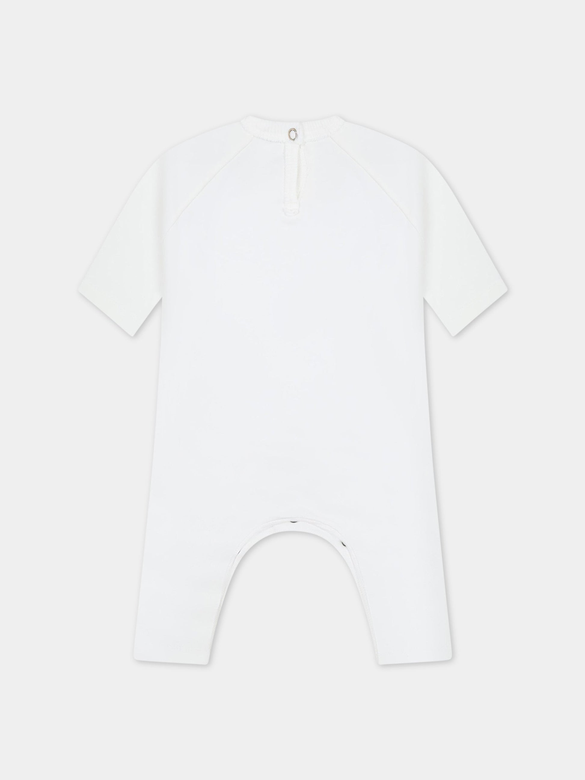 Tutina avorio per neonati con scritta marrone,Zhoe & Tobiah,FFE18 BIASTSAF