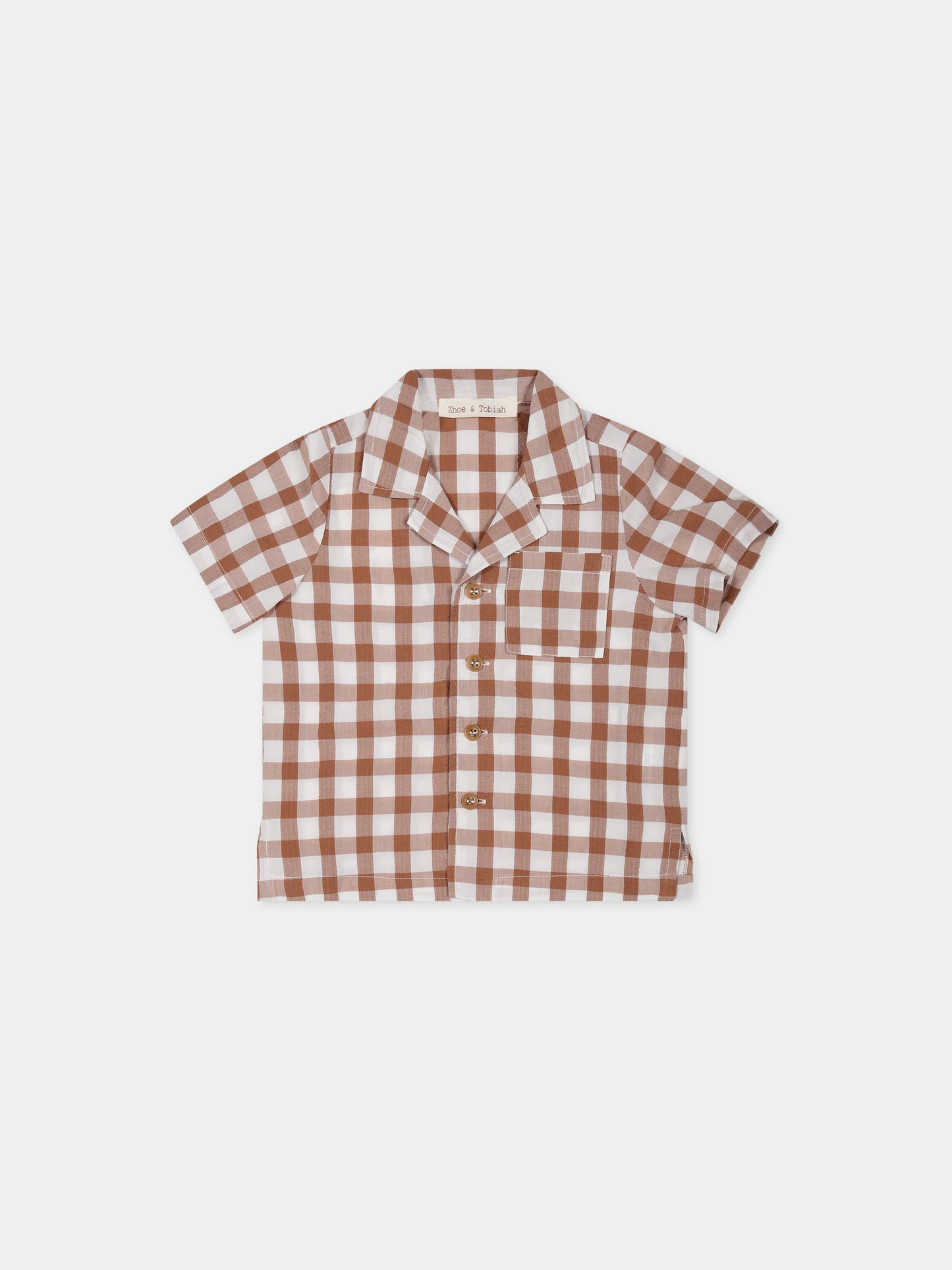 Camicia marrone per neonato,Zhoe & Tobiah,SEQ4 116